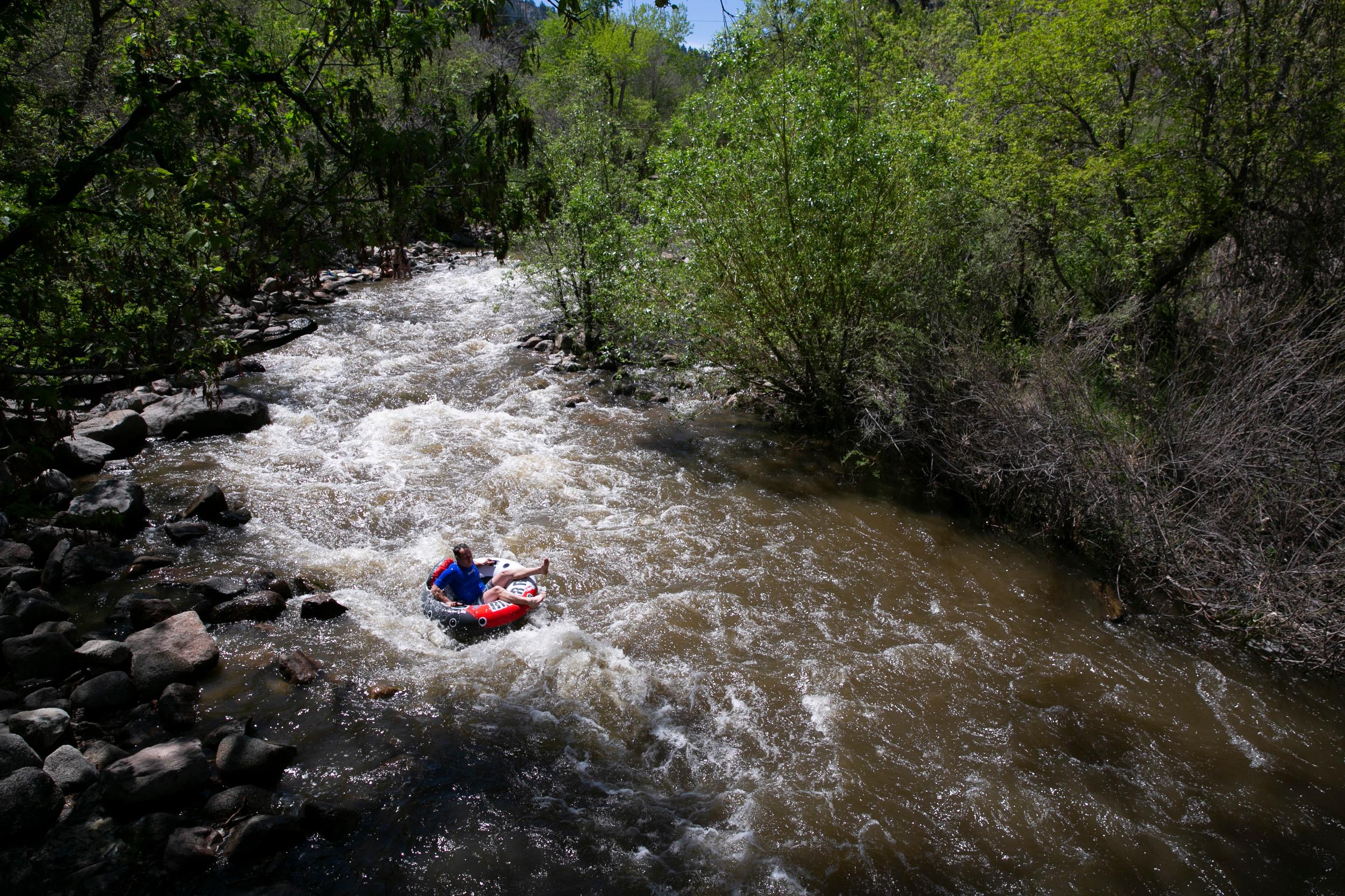 Cooling off in Boulder Creek