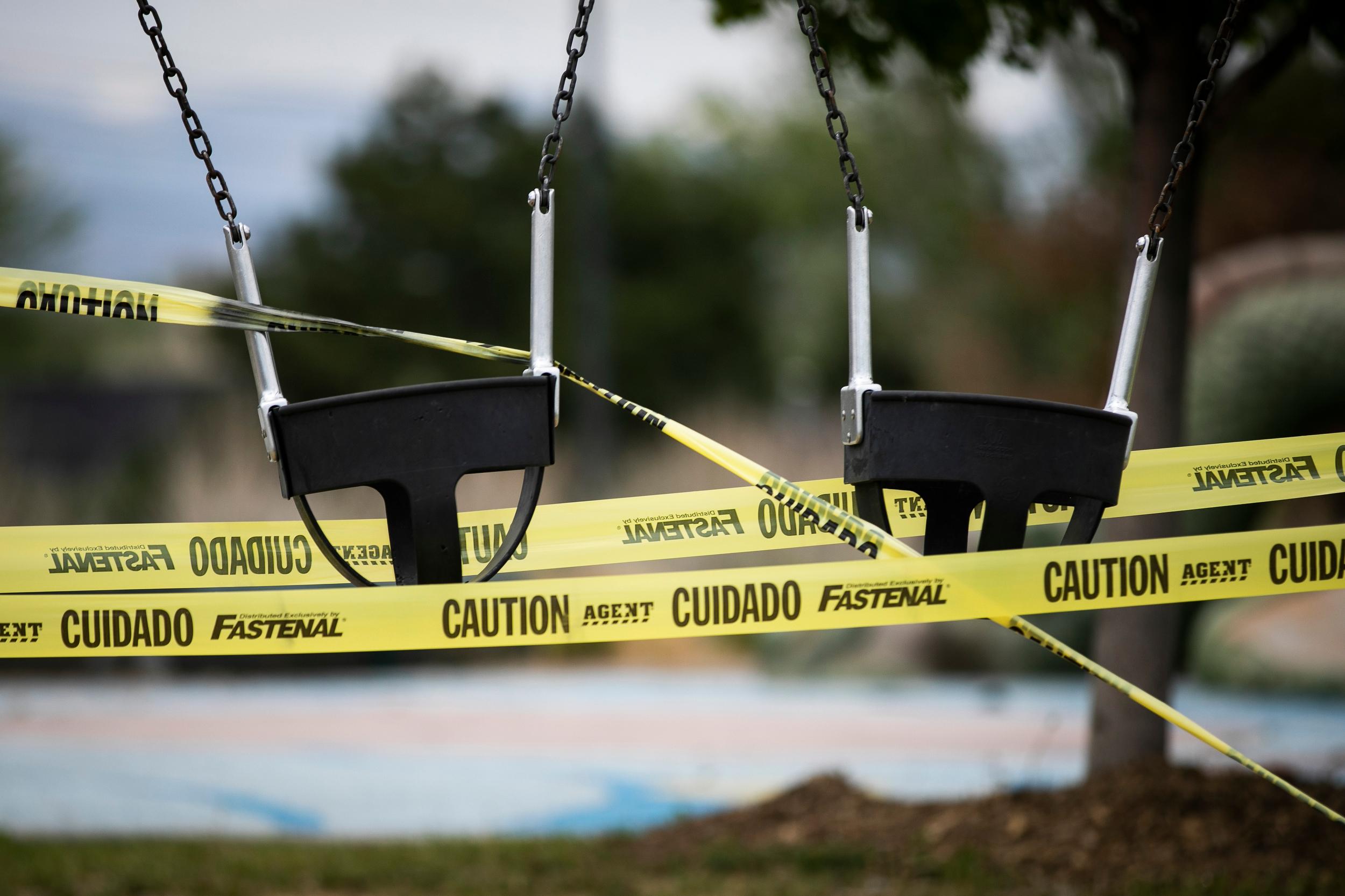 Closed Playground Ruby Hill Partk Denver