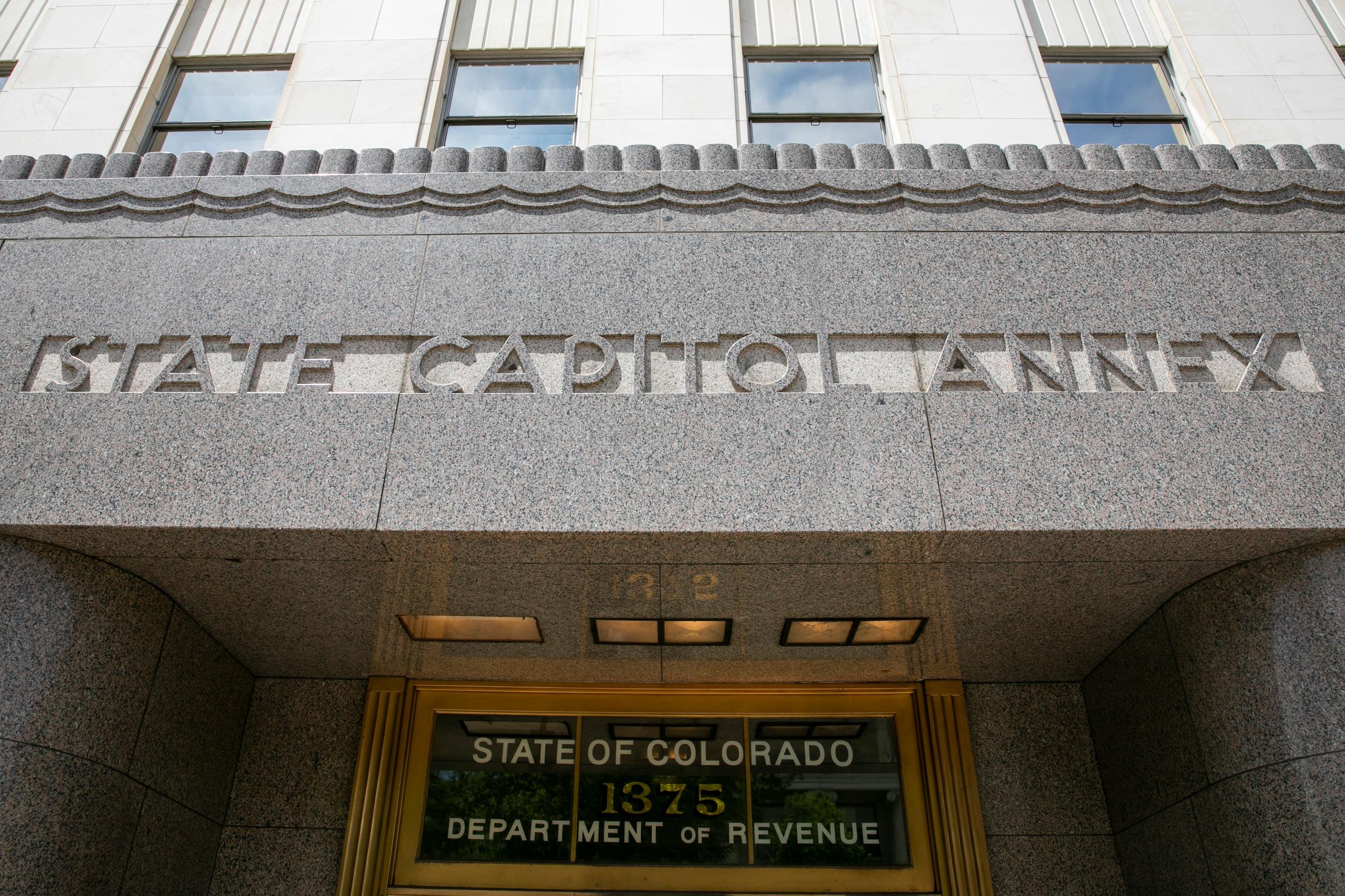 Colorado State Capitol Annex, which houses the state Department of Revenue