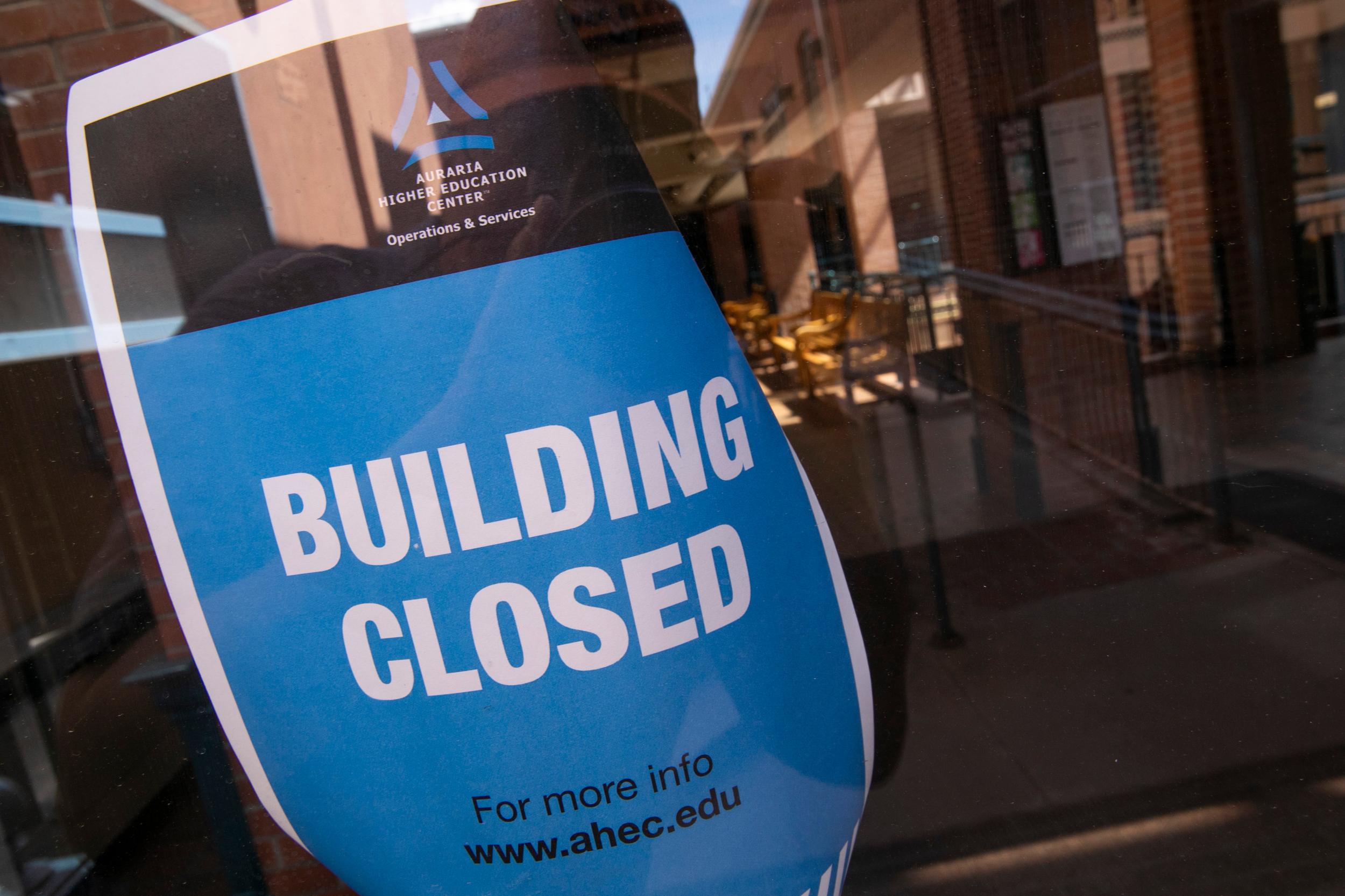 Denver’s Auraria Campus Closed and Empty