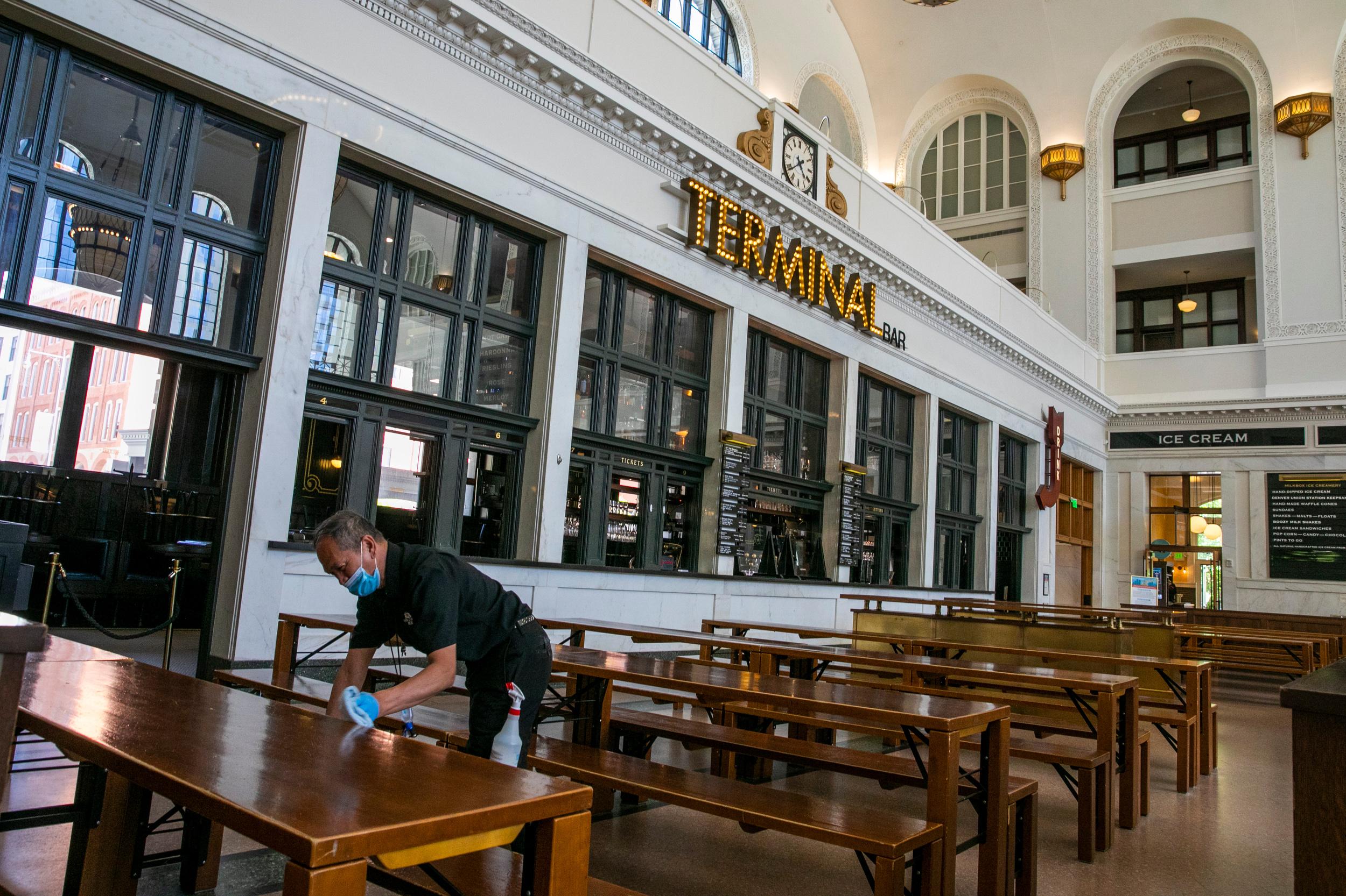 Denver’s Union Station Empty