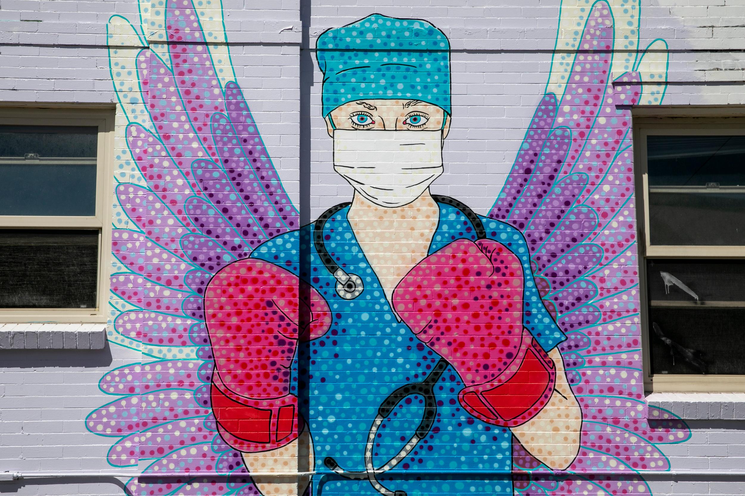 Austinzart Medical Workers Mural On East Colfax