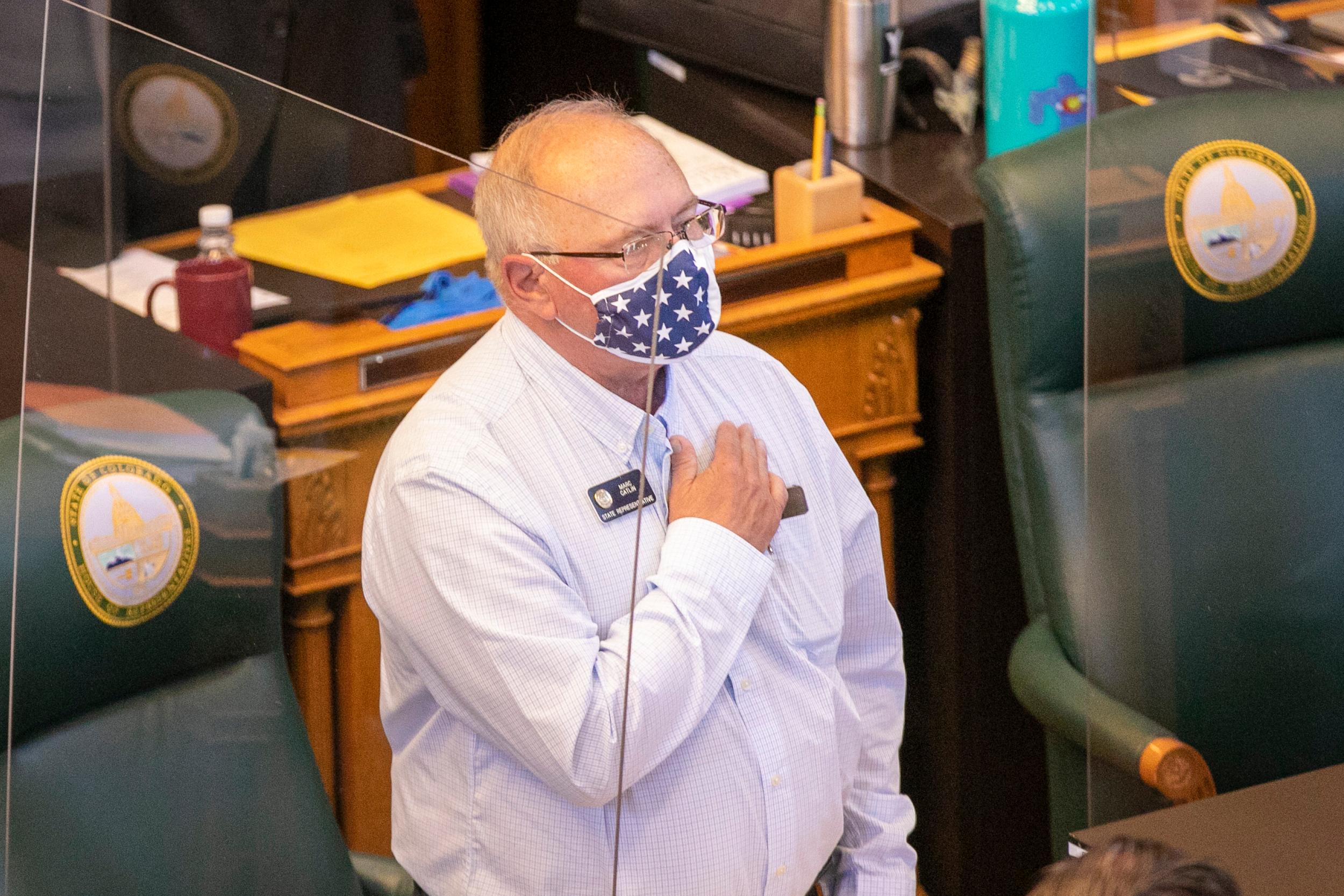 2020 Legislature Marc Catlin Face Mask