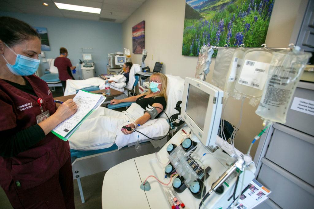 COVID-19 Survivor Julie Christen Doinates Plasma In Fort Collins