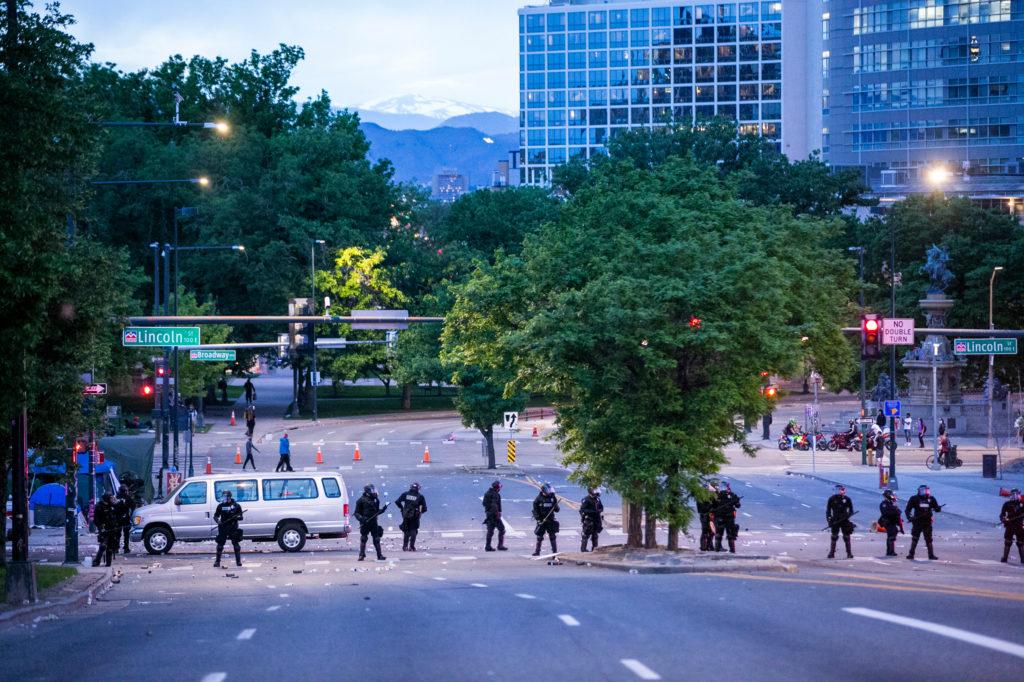 George Floyd Denver Police Protest Day 3 Night