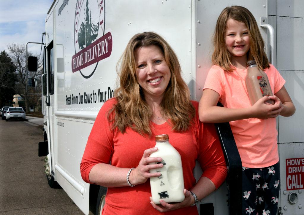 Longmont Dairy owner Katie Herrmann And Daughter Ellie Herrmann