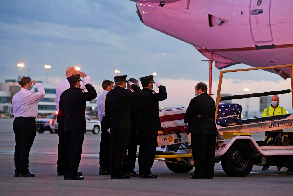 Ambulnz paramedic Paul Cary arrives in Denver