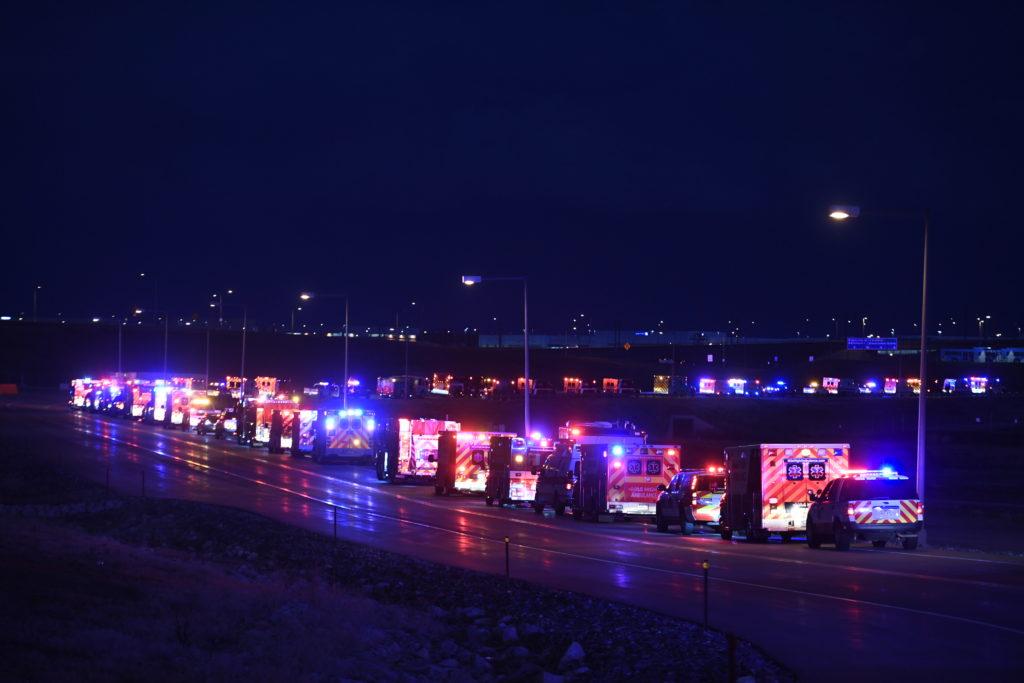 Ambulnz paramedic Paul Cary arrives in Denver