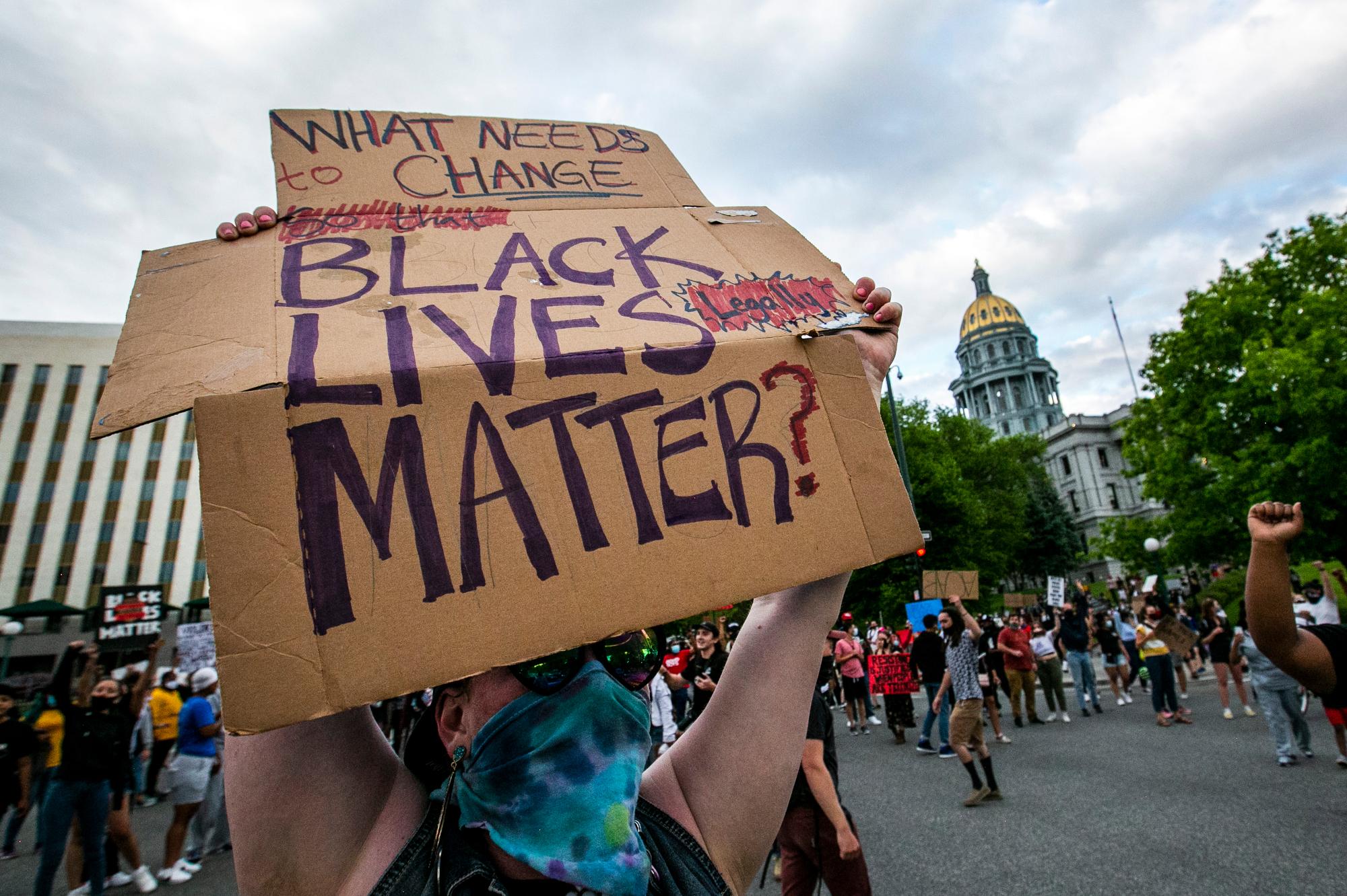 Denver Protests Against Racism Police Brutality May 2020