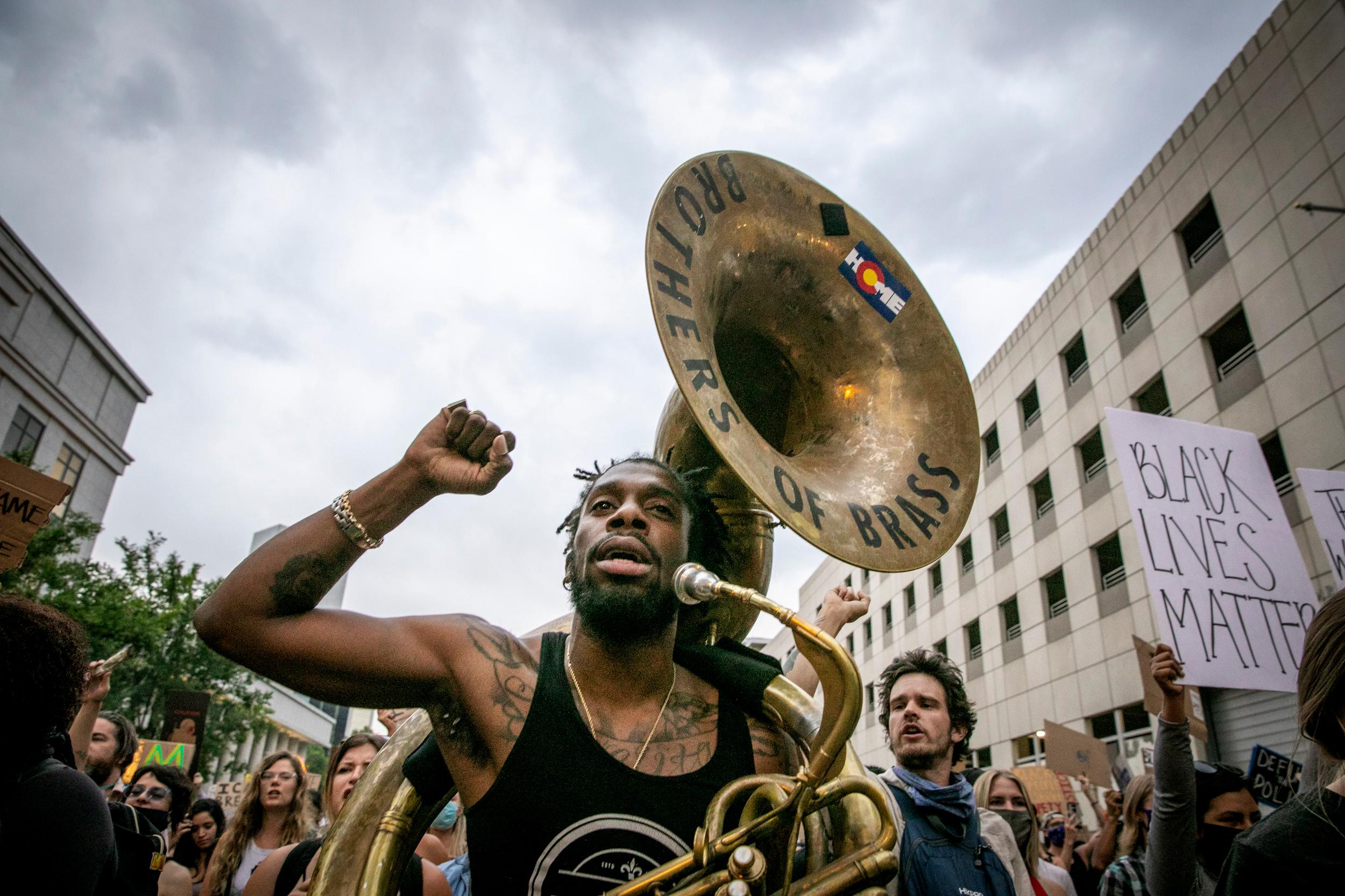 George Floyd Protest June 5 Brothers of Brass