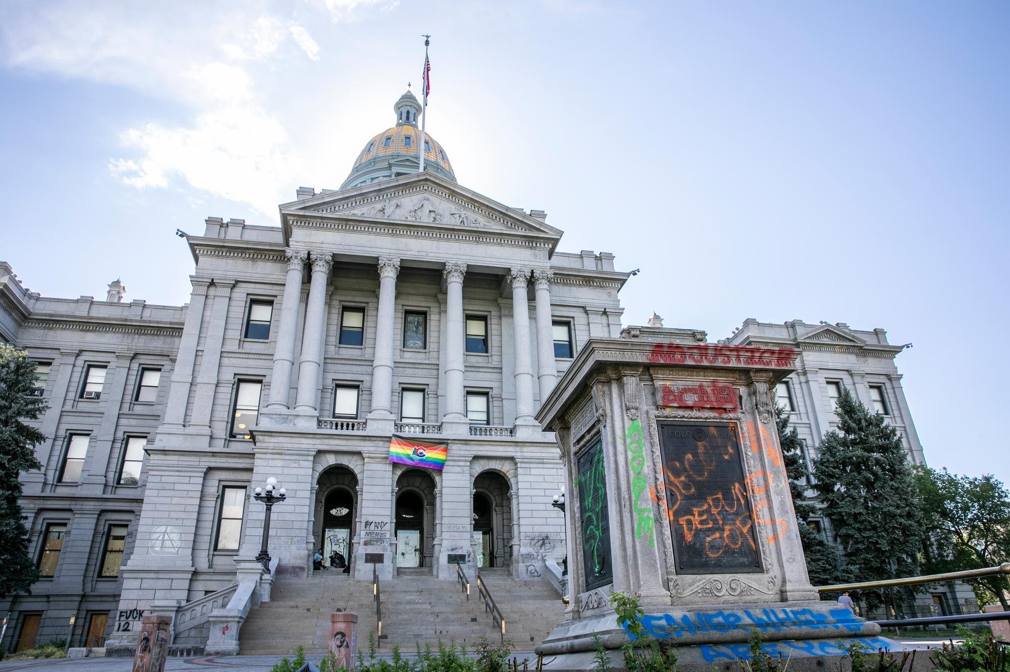 Capitol Statue Torn Down