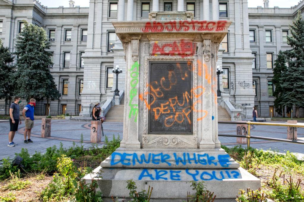 Capitol Statue Torn Down