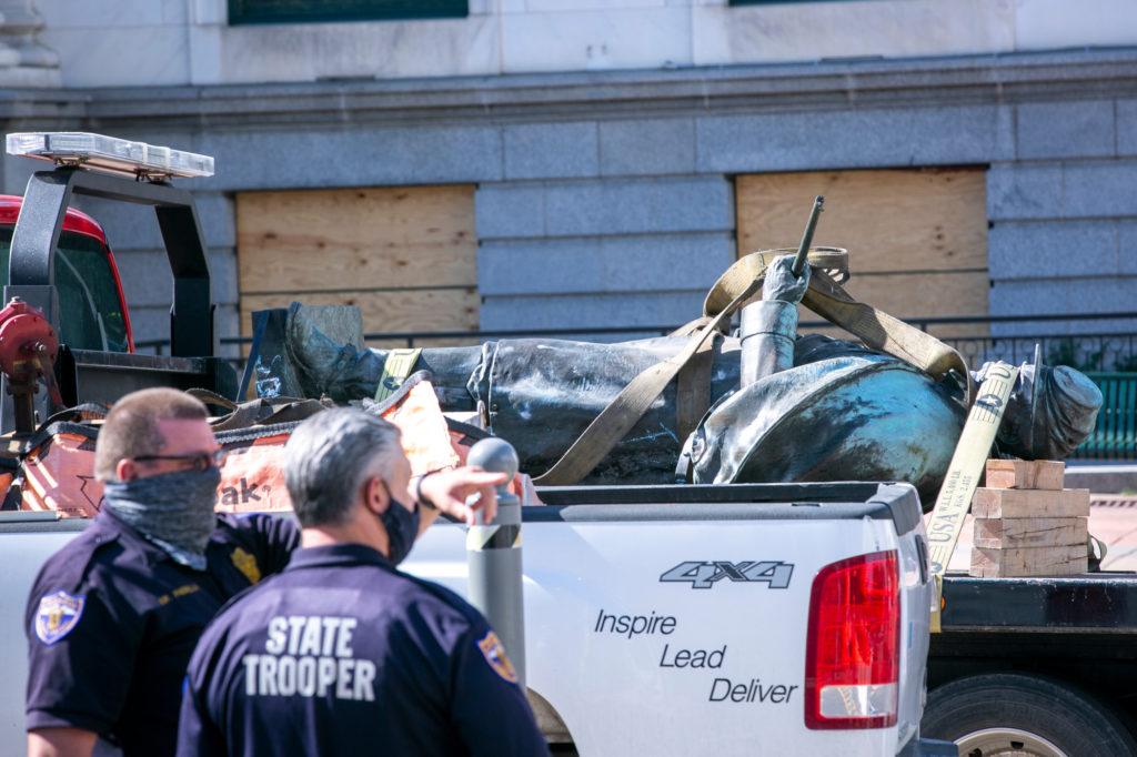 Capitol Statue Torn Down