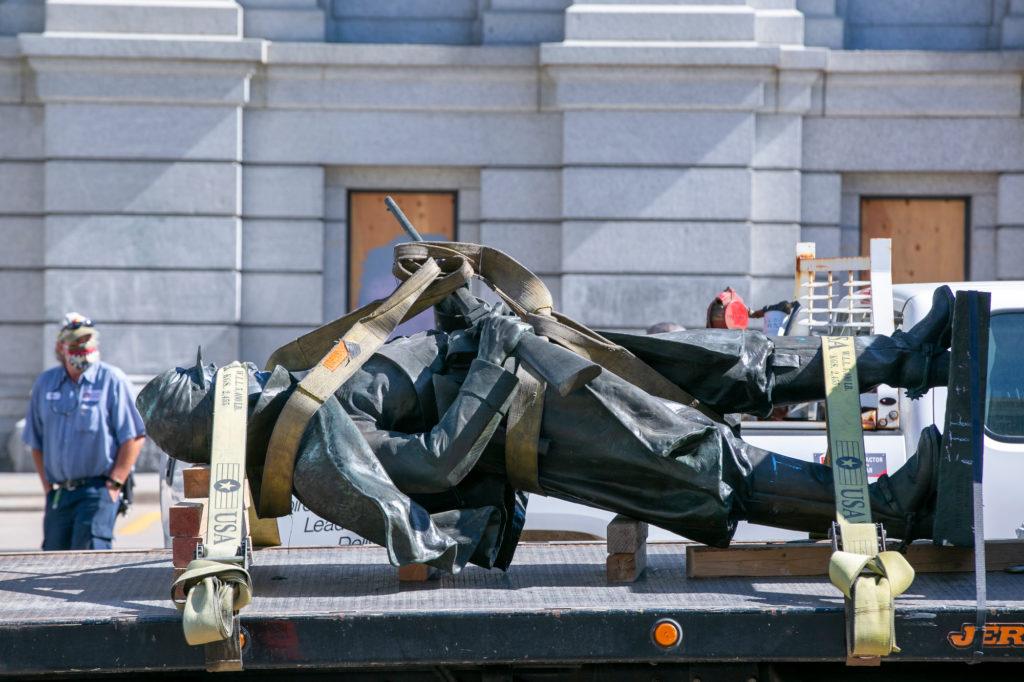 Capitol Statue Torn Down