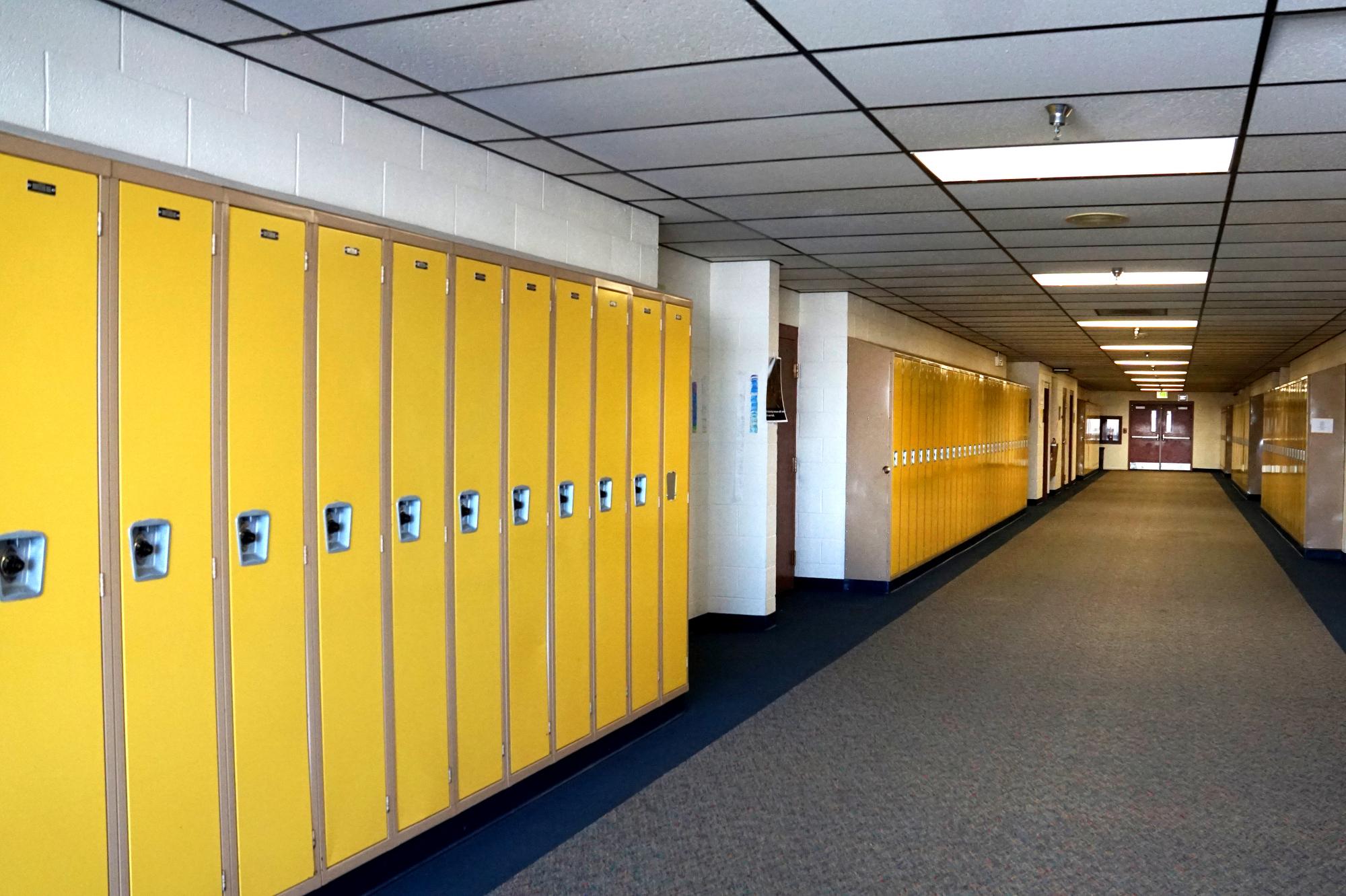 JeffCo Schools Empty Hallway