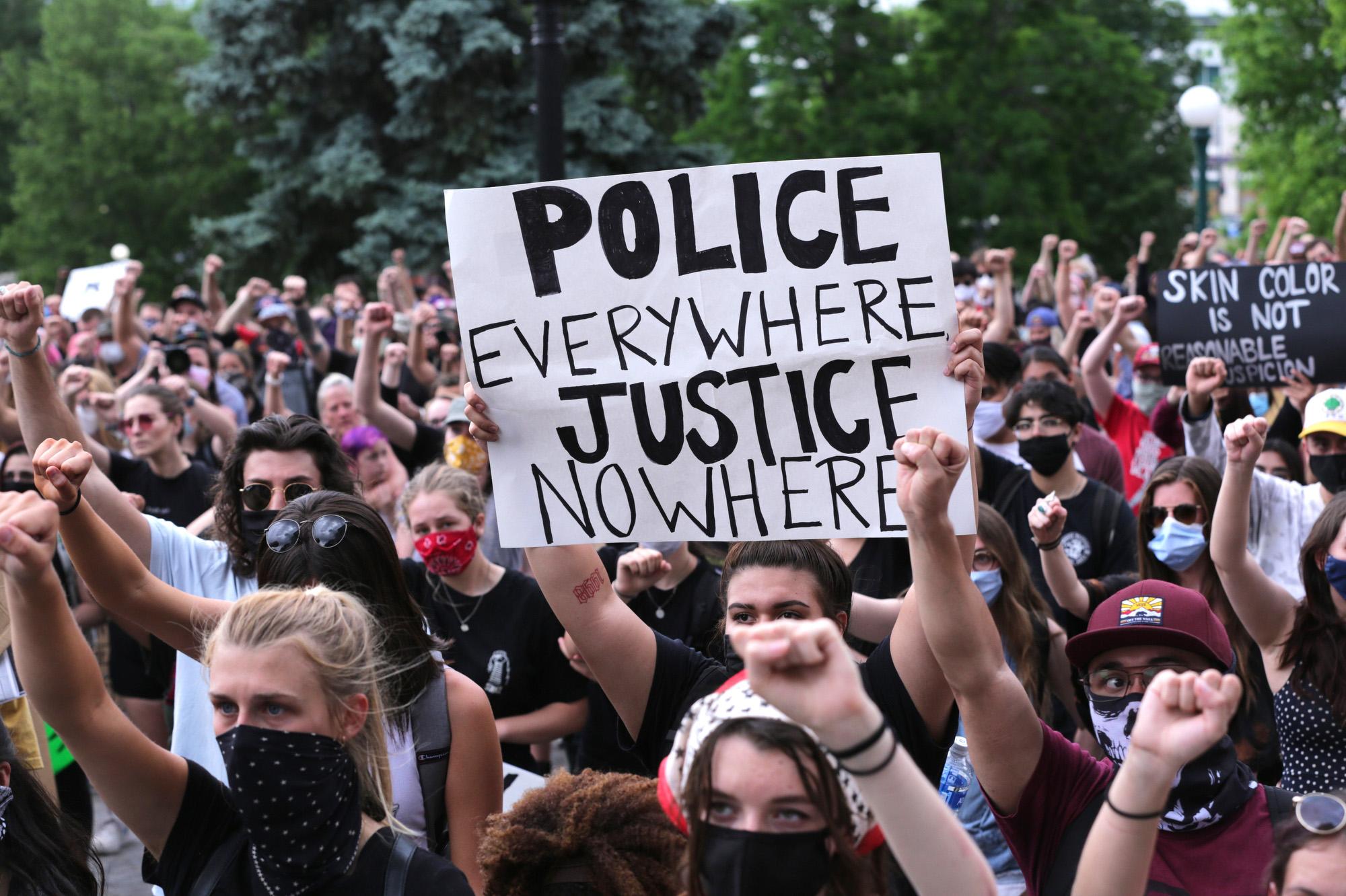 Denver Protests Against Racism Police Brutality June 2020