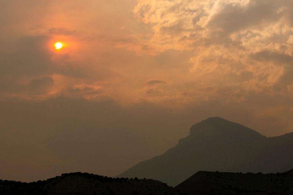 GRAND JUNCTION PINE GULCH FIRE SMOKE