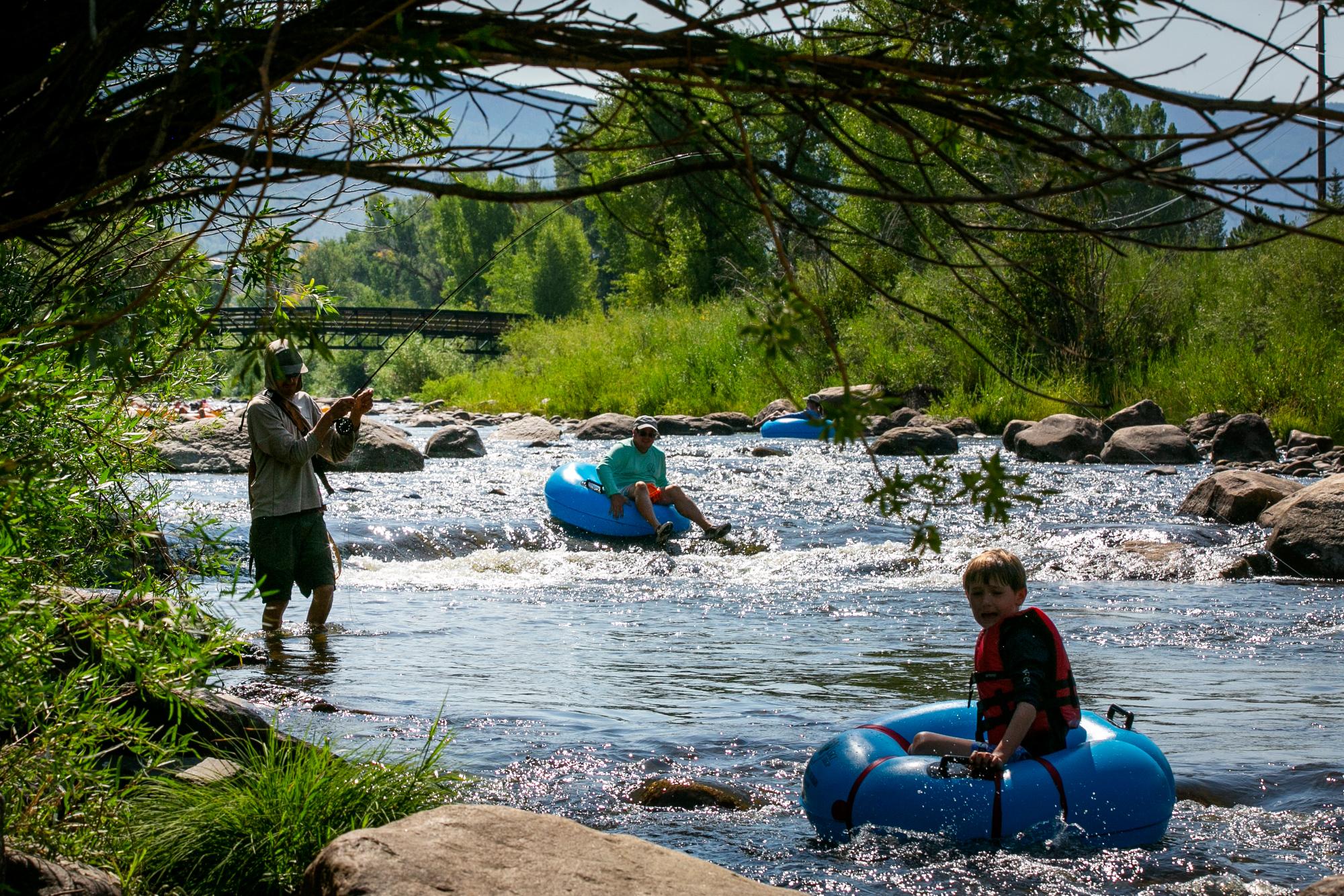 STEAMBOAT SPRINGS YAMPA RIVER SUMMER TOURISM