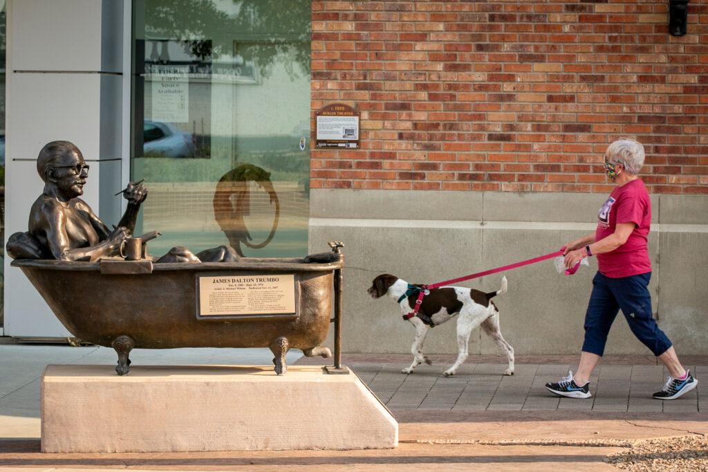 GRAND JUNCTION STREET LIFE DURING PINE GULCH WILDFIRE