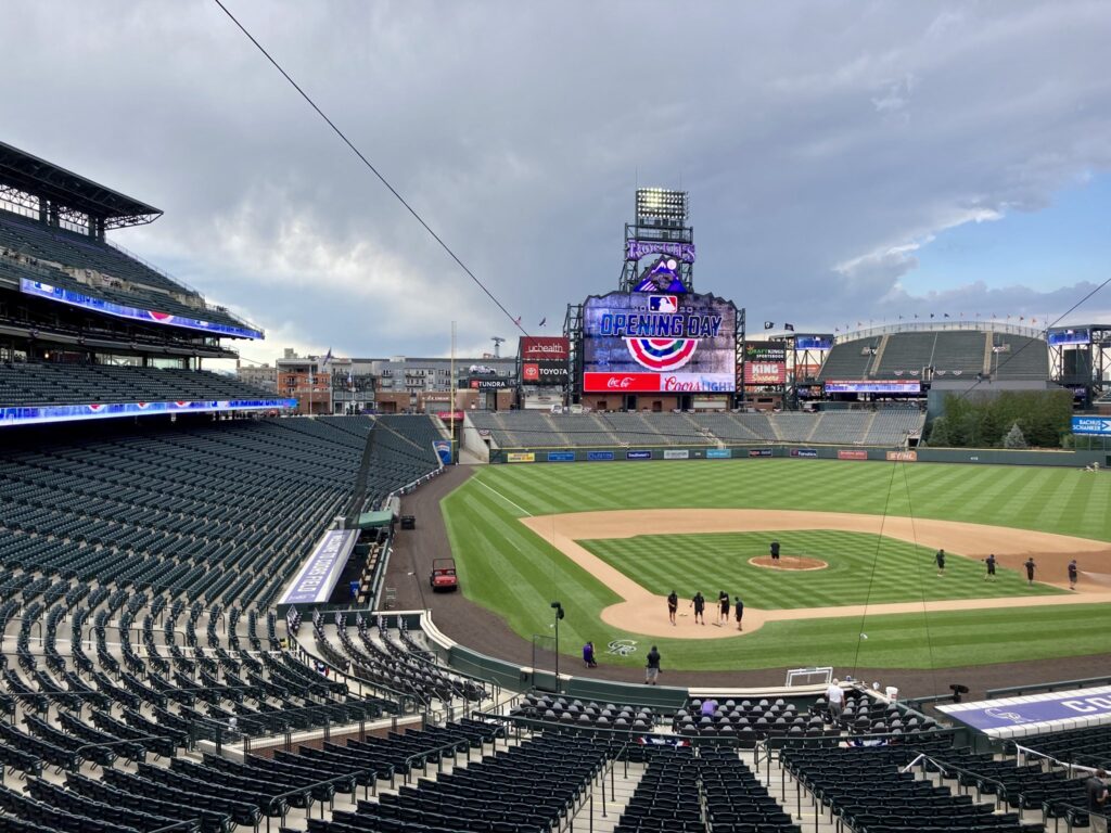 Coors Field opening day Rockies July 31, 2020