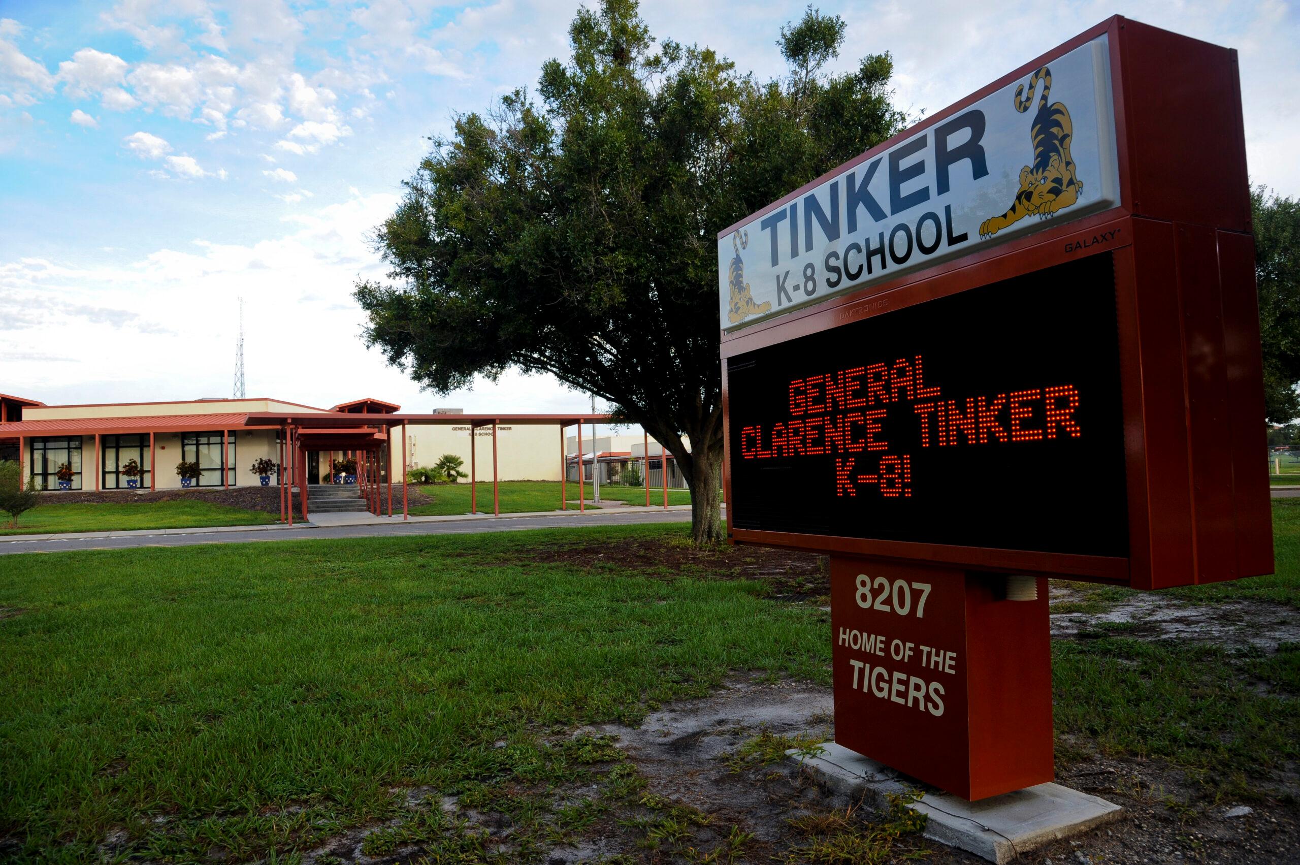 Tinker K-8 School: great effort to support military families
