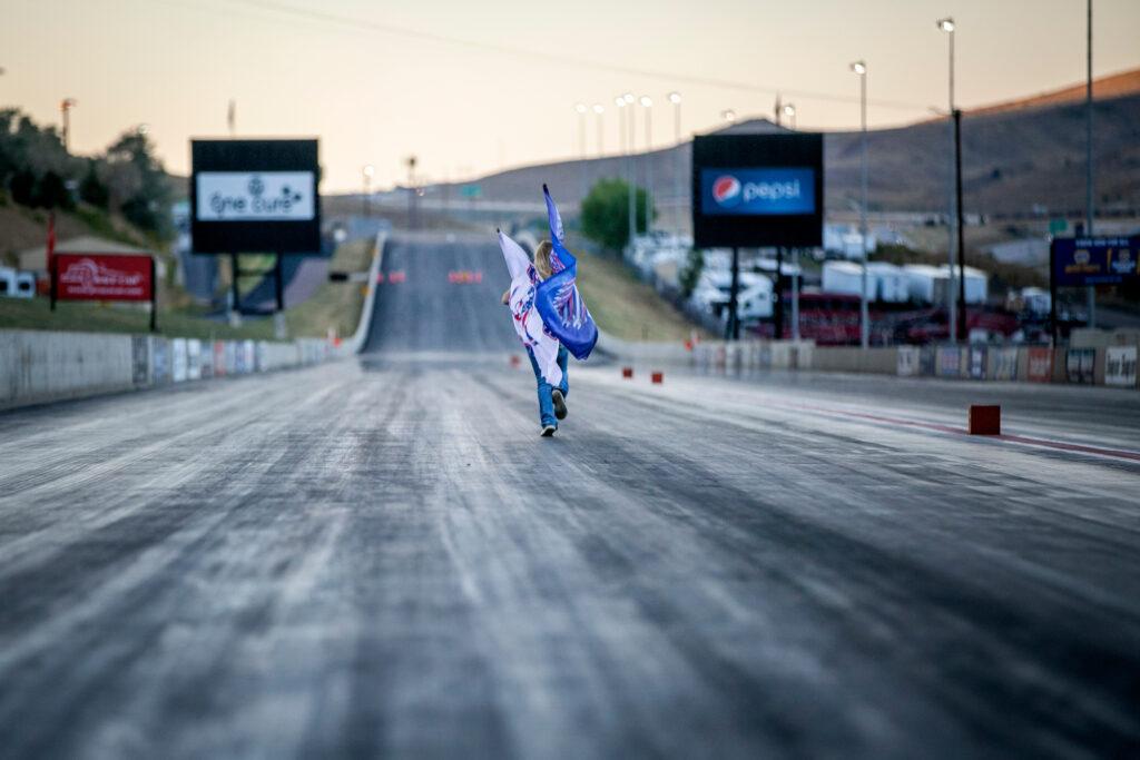 BANDIMERE SPEEDWAY PROTEST DOUBLES AS TRUMP RALLY