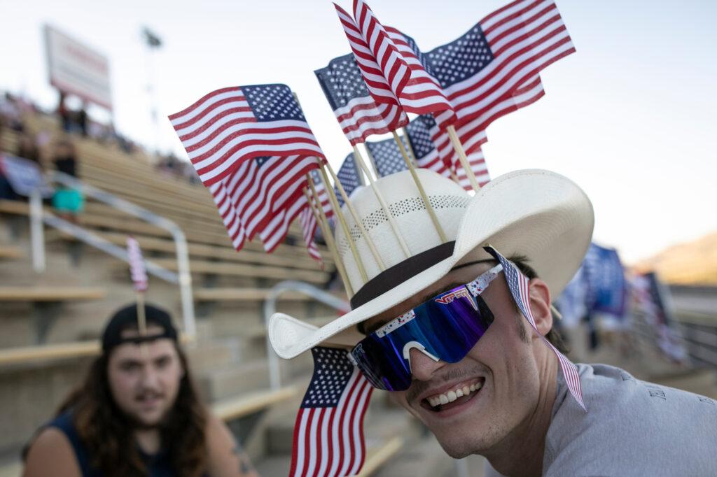 BANDIMERE SPEEDWAY PROTEST DOUBLES AS TRUMP RALLY