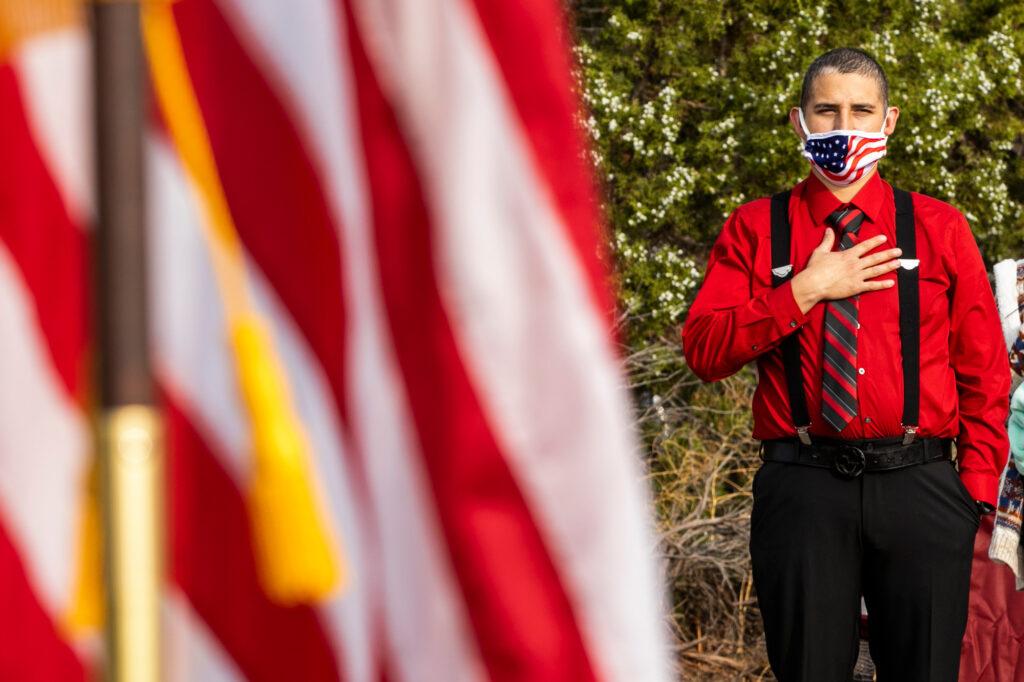 NEW AMERICANS OATH OF CITIZENSHIP COLORADO NATIONAL MONUMENT