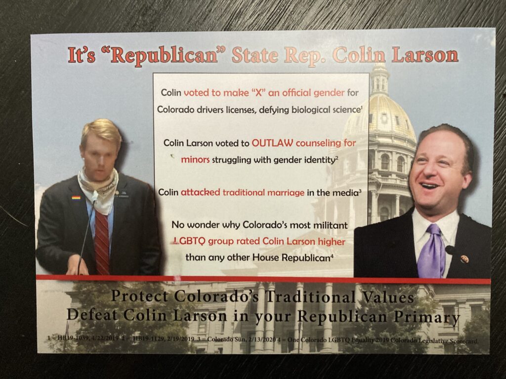 Larson attack mailer