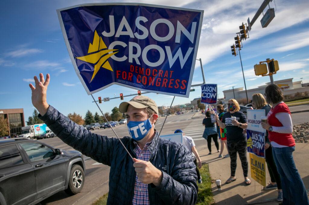 ELECTION-DAY-AURORA-DEMOCRATS-CROW