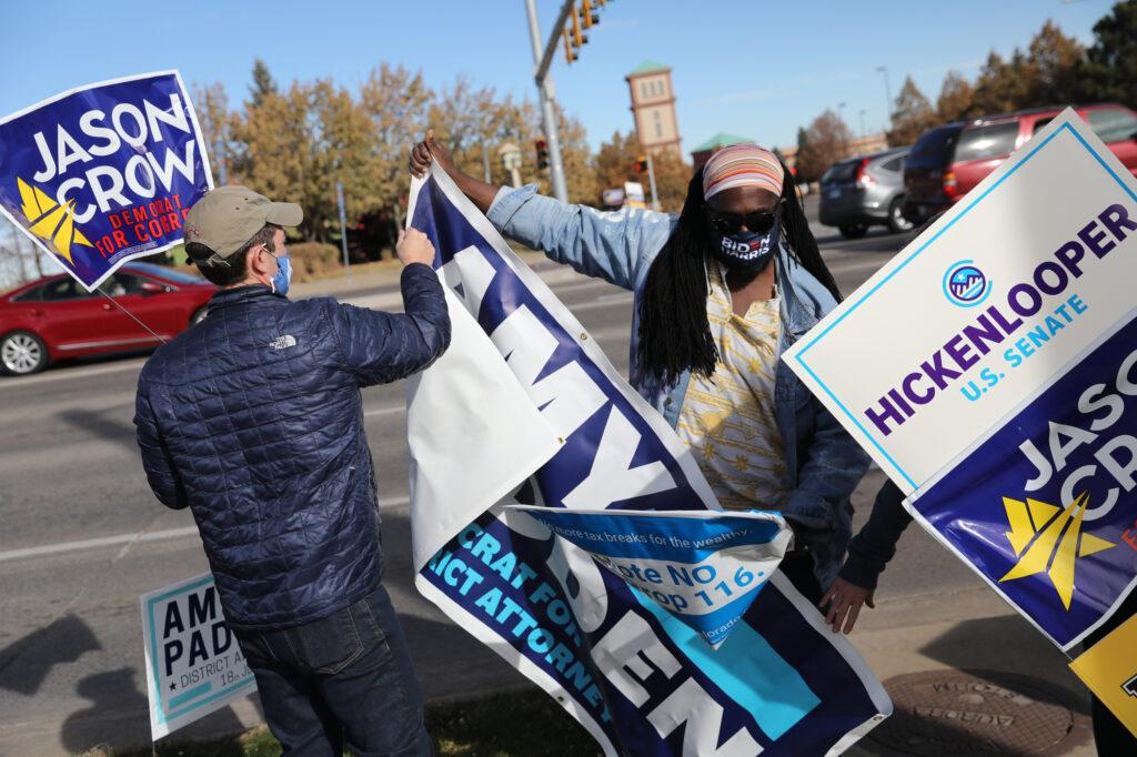 ELECTION-DAY-AURORA-DEMOCRATS-CROW-PADDEN