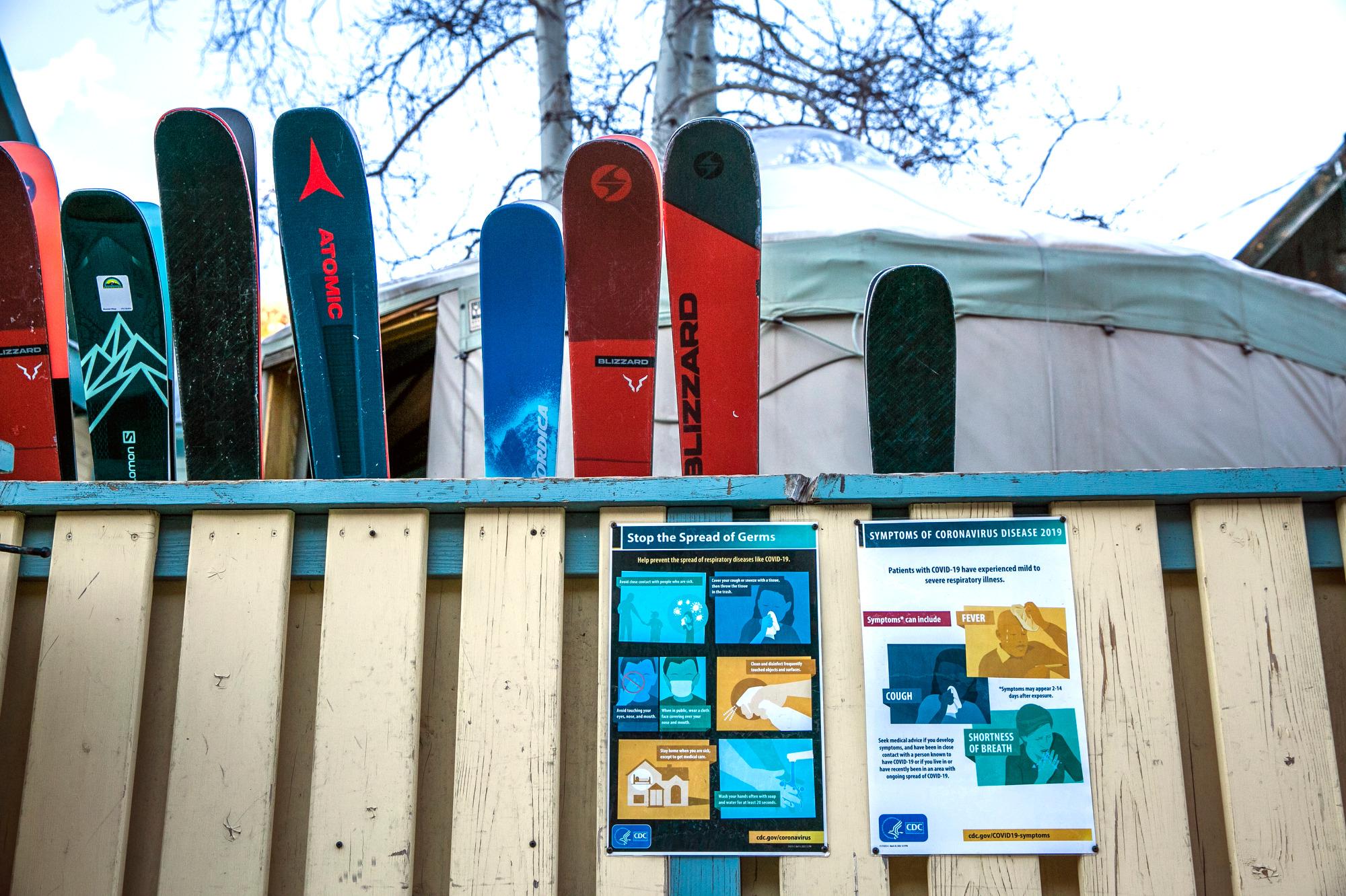 TELLURIDE-COVID-SKIING