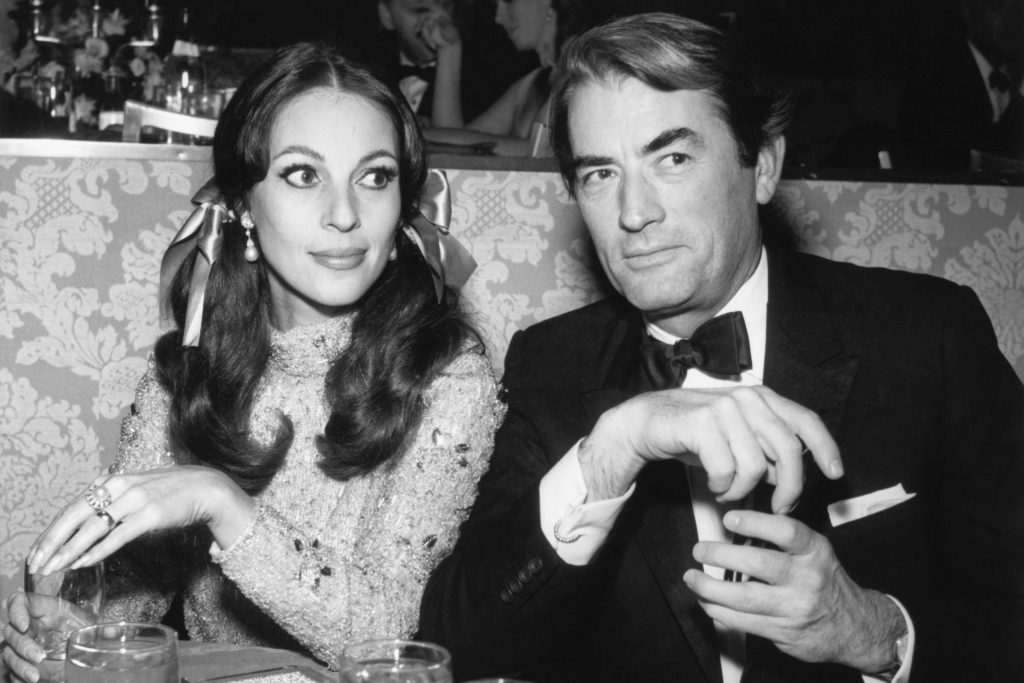 Gregory Peck with Wife Veronique