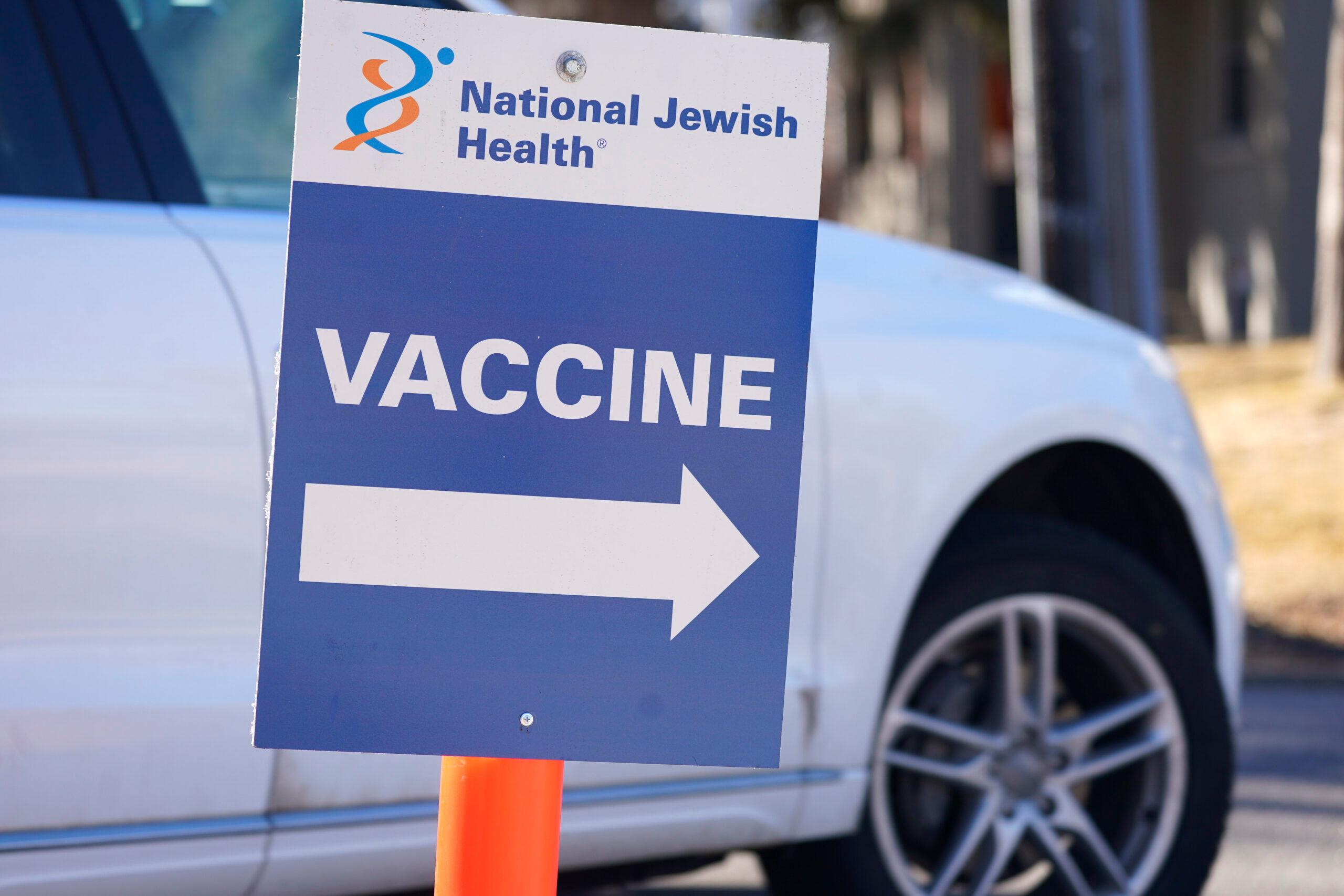 Drive through vaccine clinic