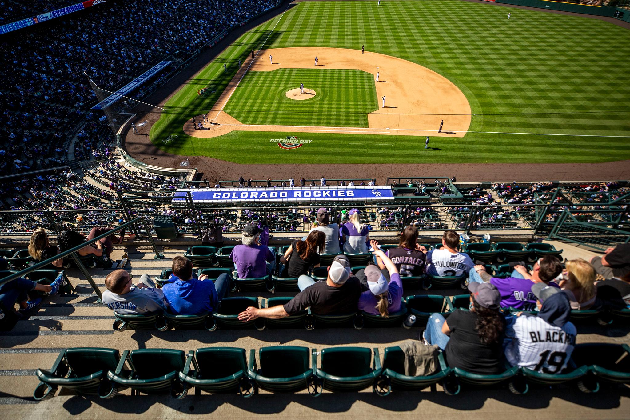Opening Day at Coors Field. April 1, 2021.