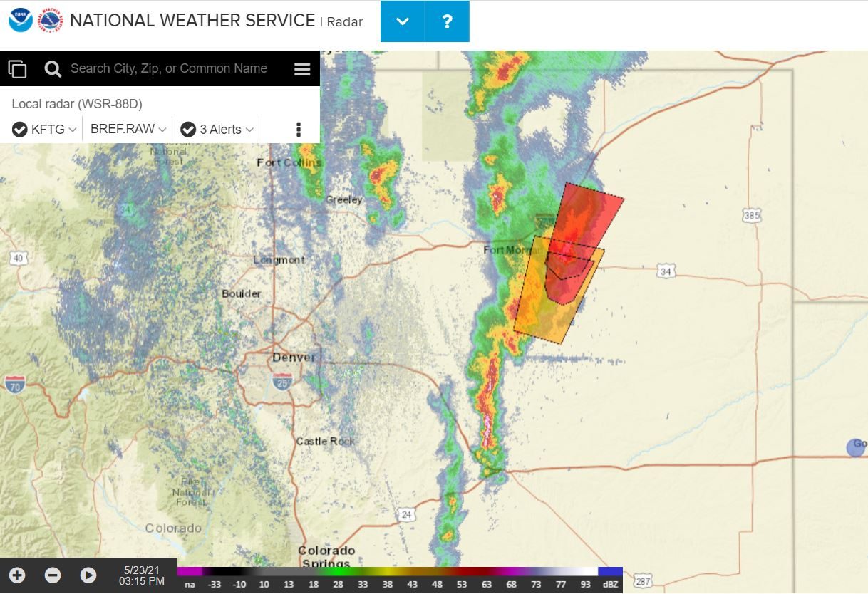 Tornado Watches in Eastern Plains