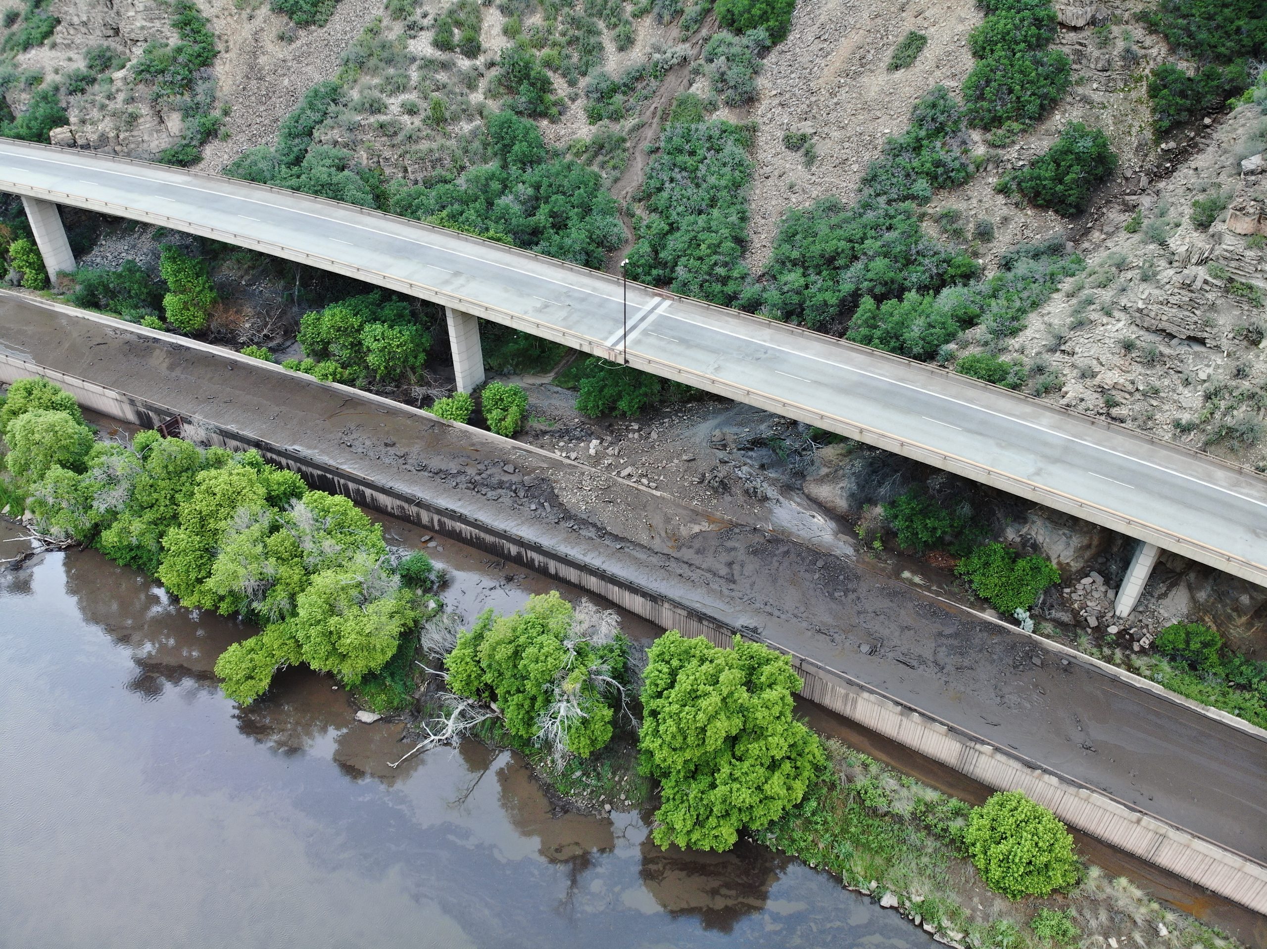 Mudslide on I-70