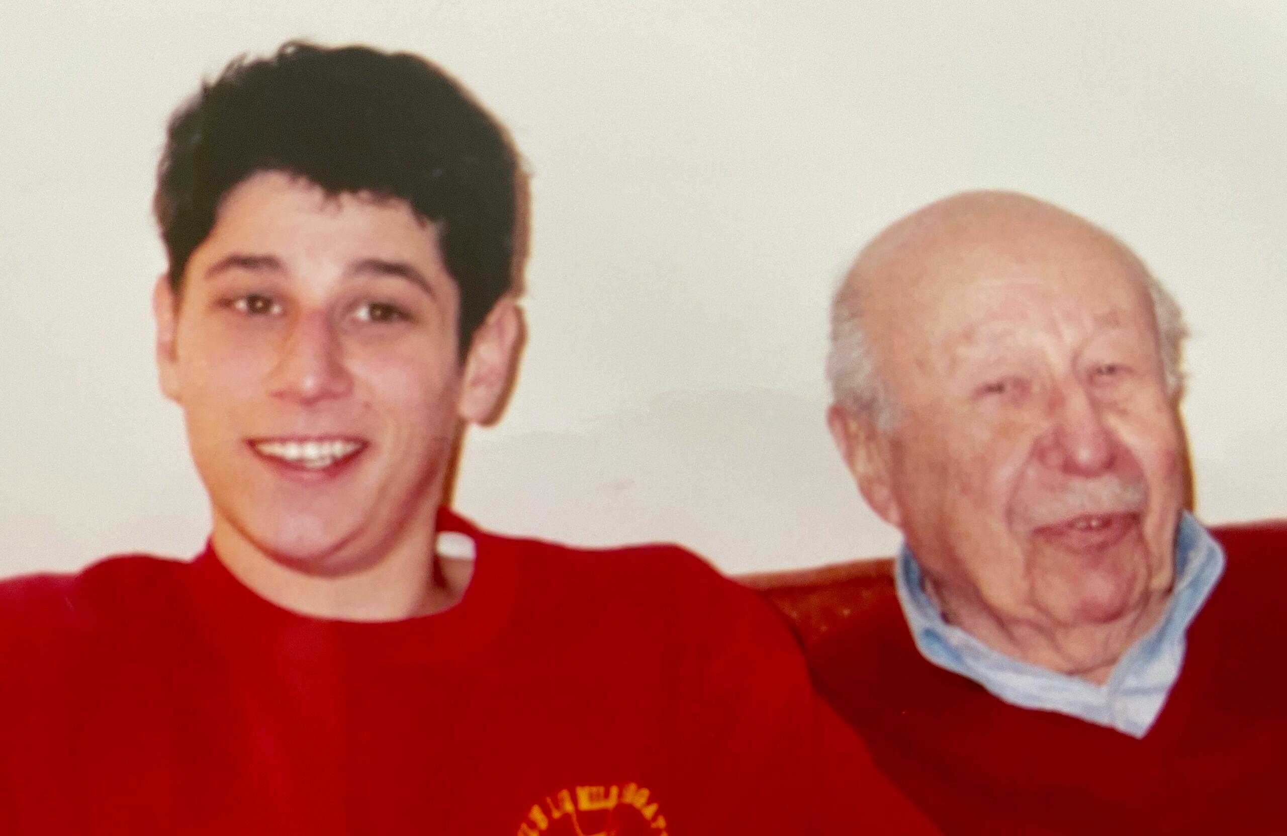 Dave Sachs and Grandpa John Sachs