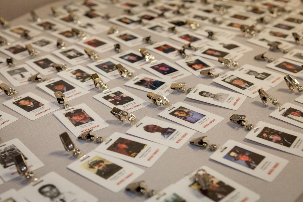 Stair Climb for 9/11 Photo of Badges