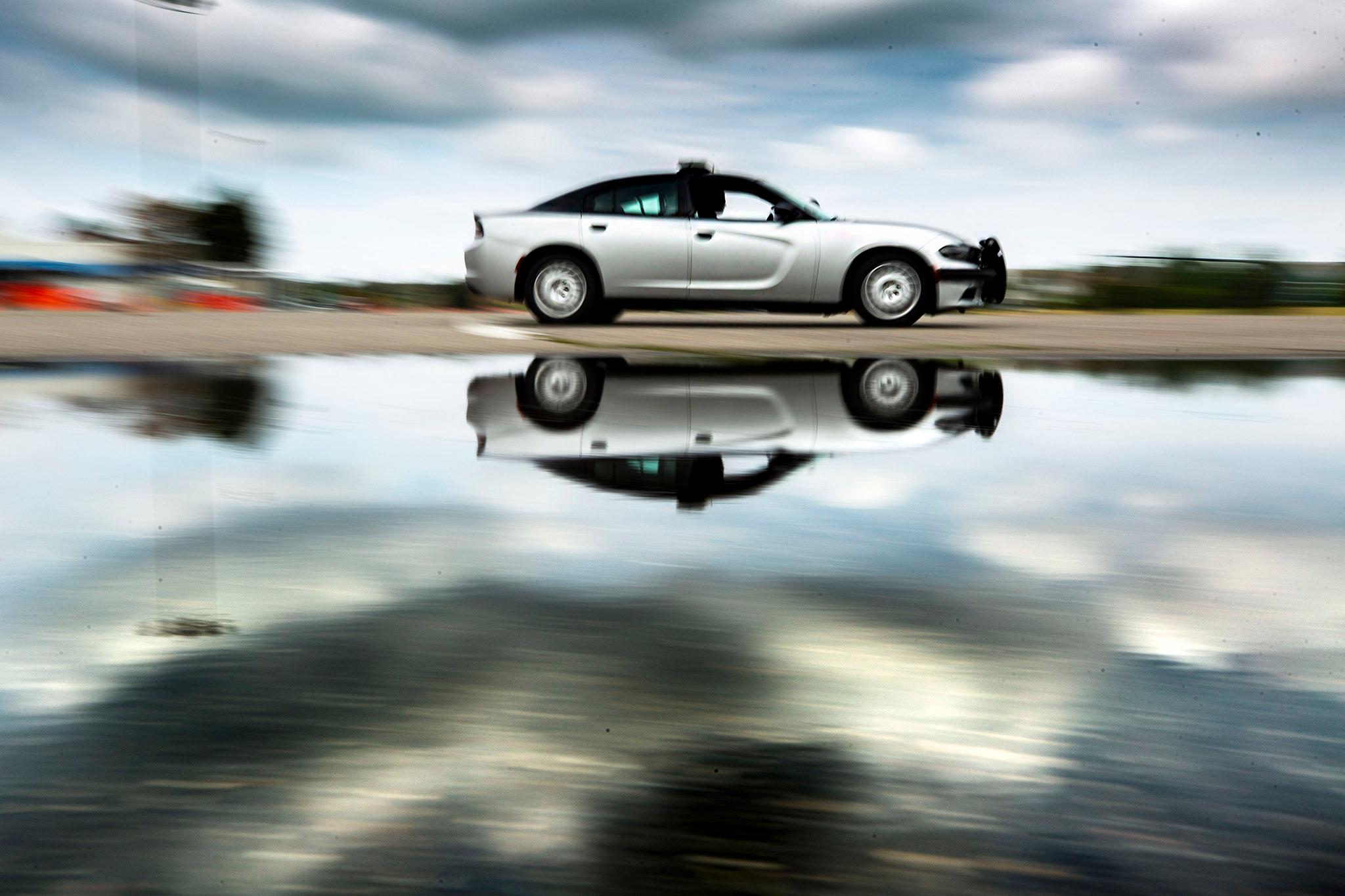 AURORA Police Academy cadets learn to drive. July 31, 2021.