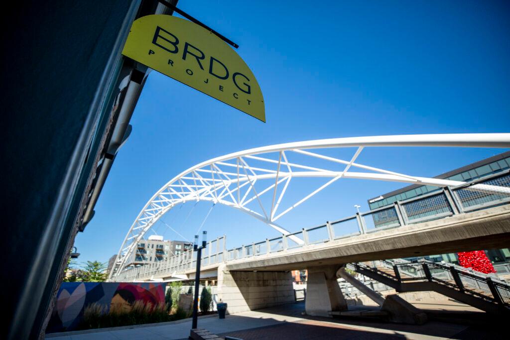 The BRDG Project at 16th and Platte Streets. Oct. 7, 2021.