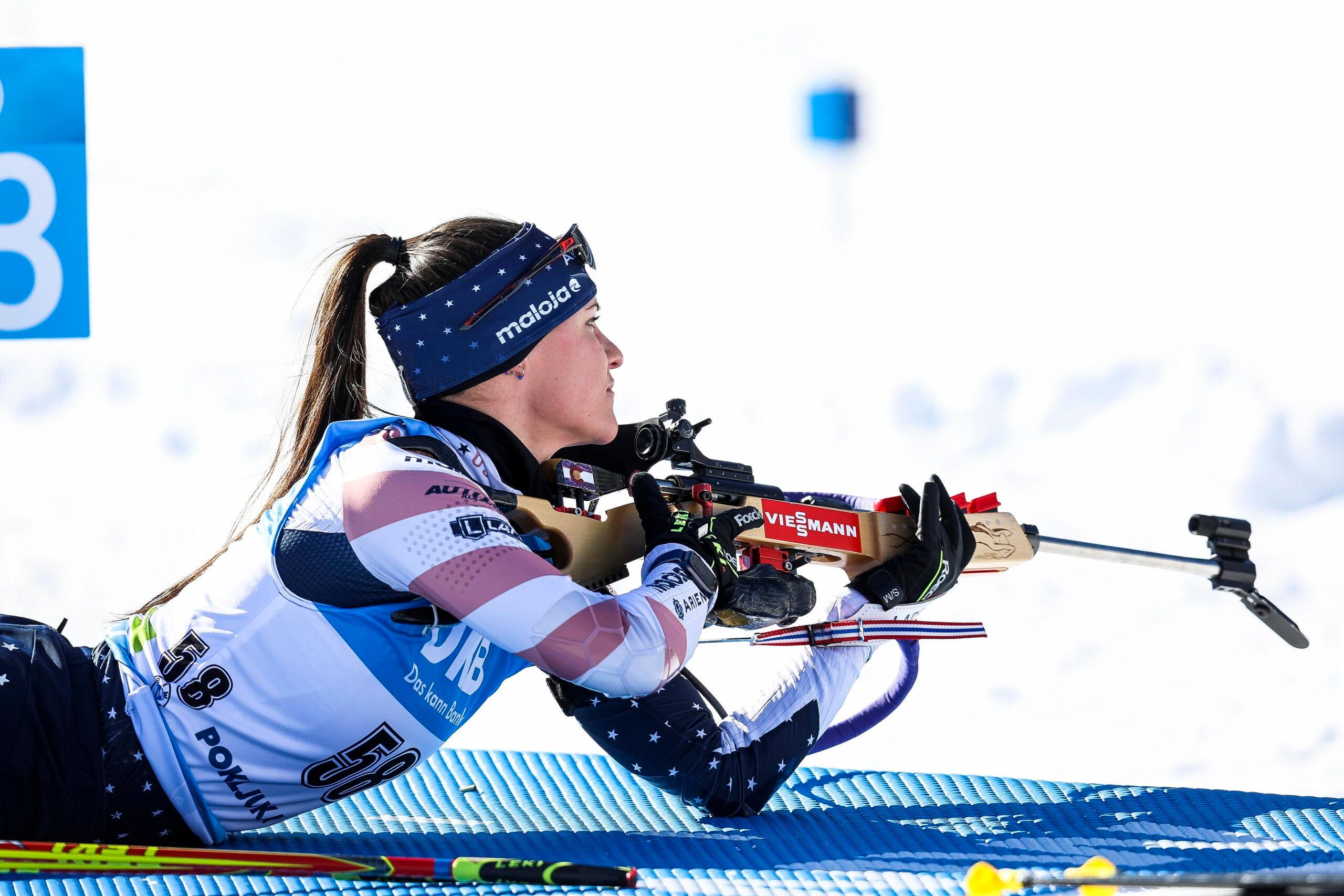 Olympics Biathlon Joanne Reid