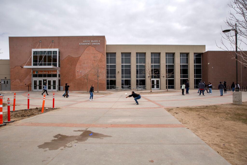 Lunchtime at DSST: Green Valley Ranch High School. March 22, 2022.