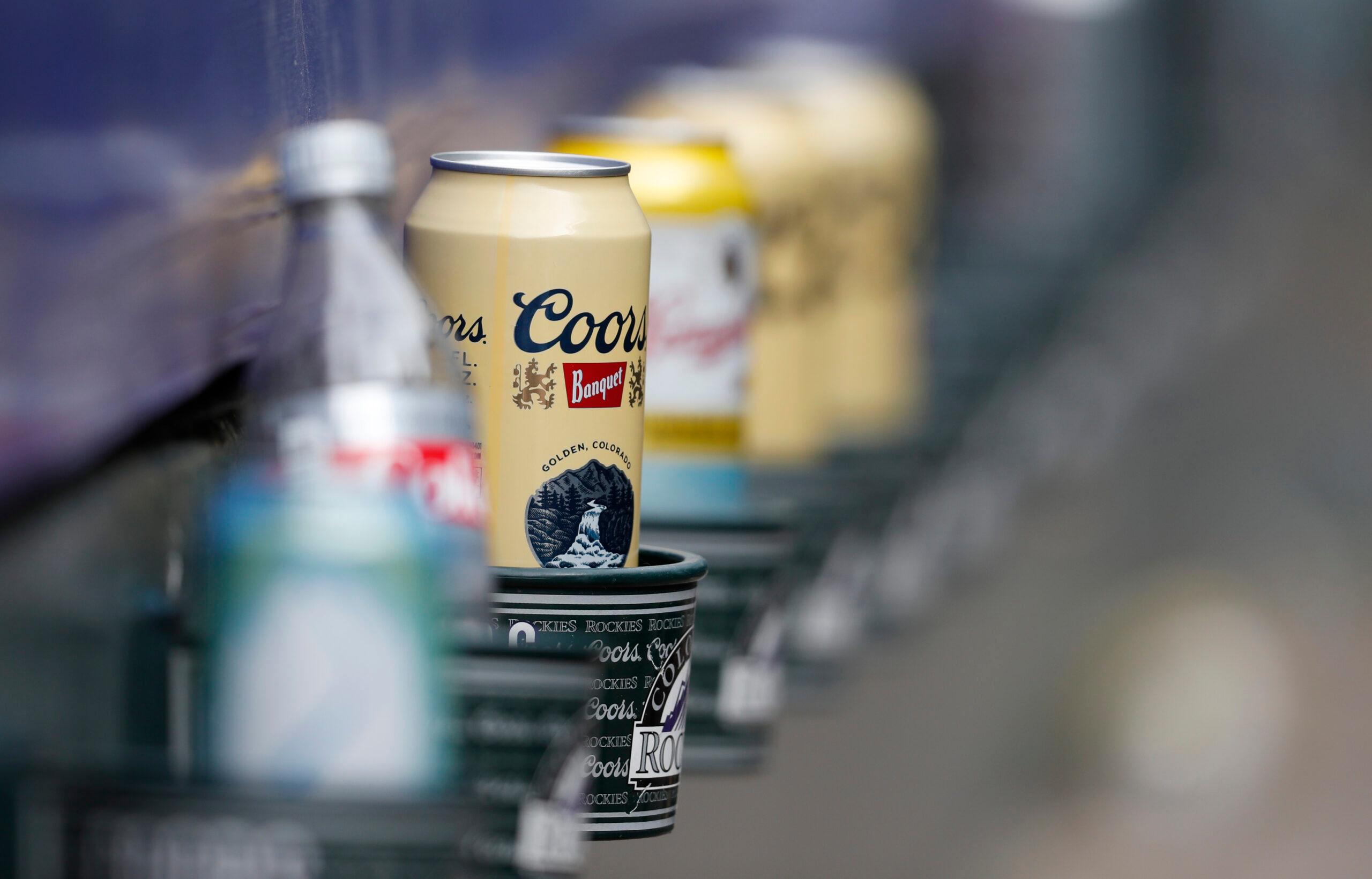 Coors aluminum cans