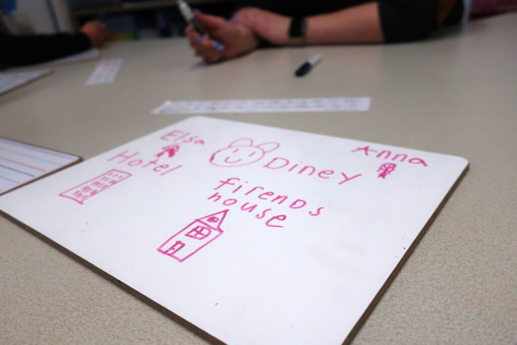 Special education class at Lincoln Elementary School