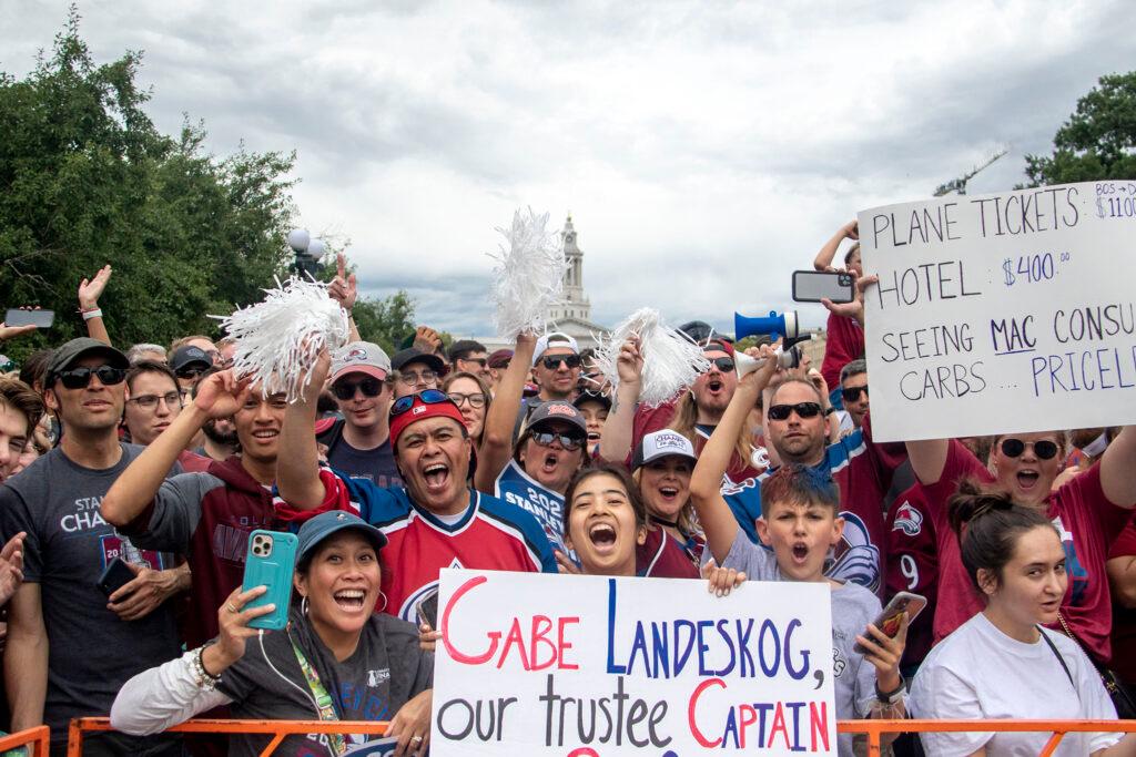 A parade for the Colorado Avalanche and their Stanley Cup win. June 30, 2022.
