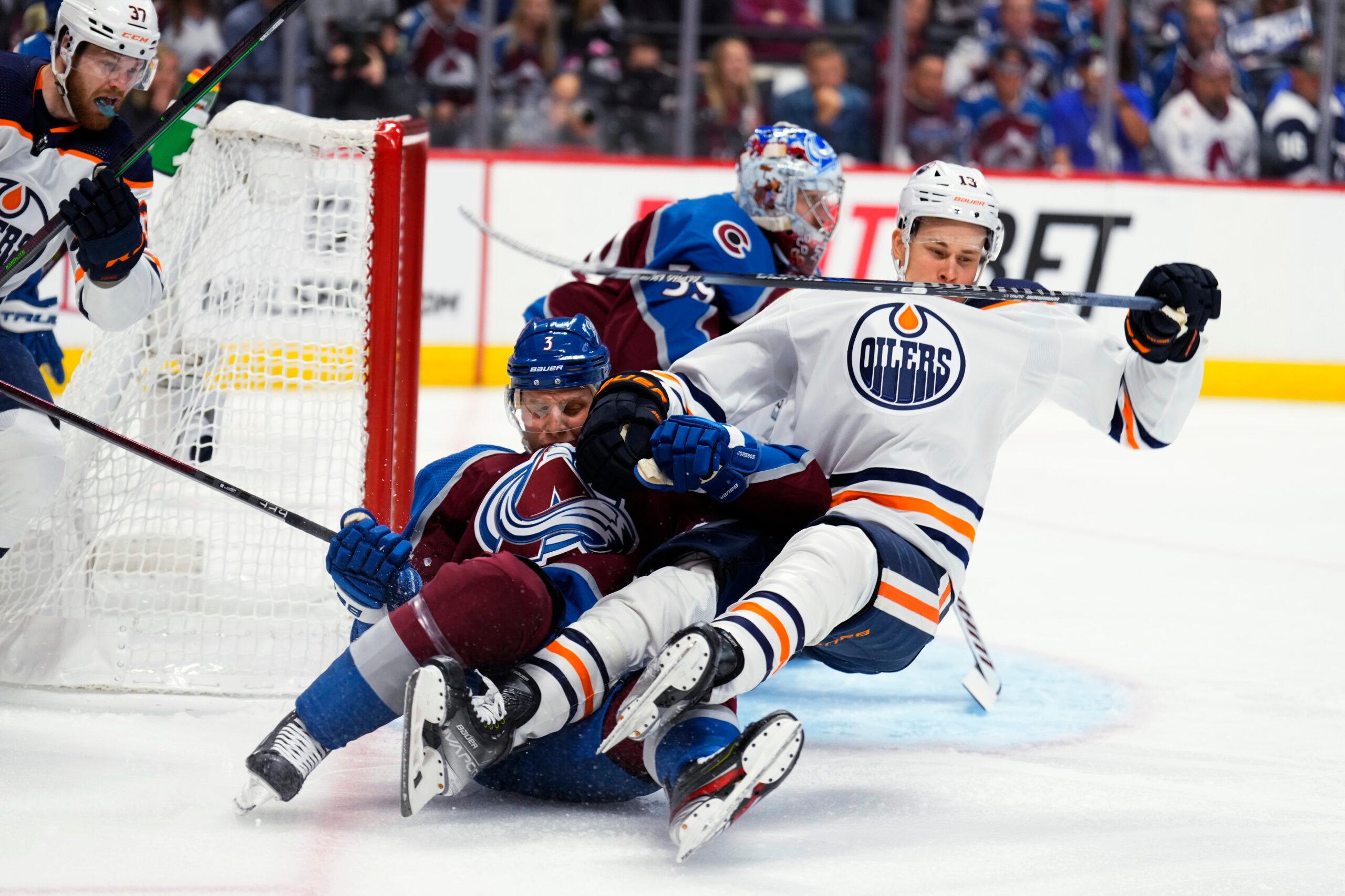 Oilers Avalanche Hockey