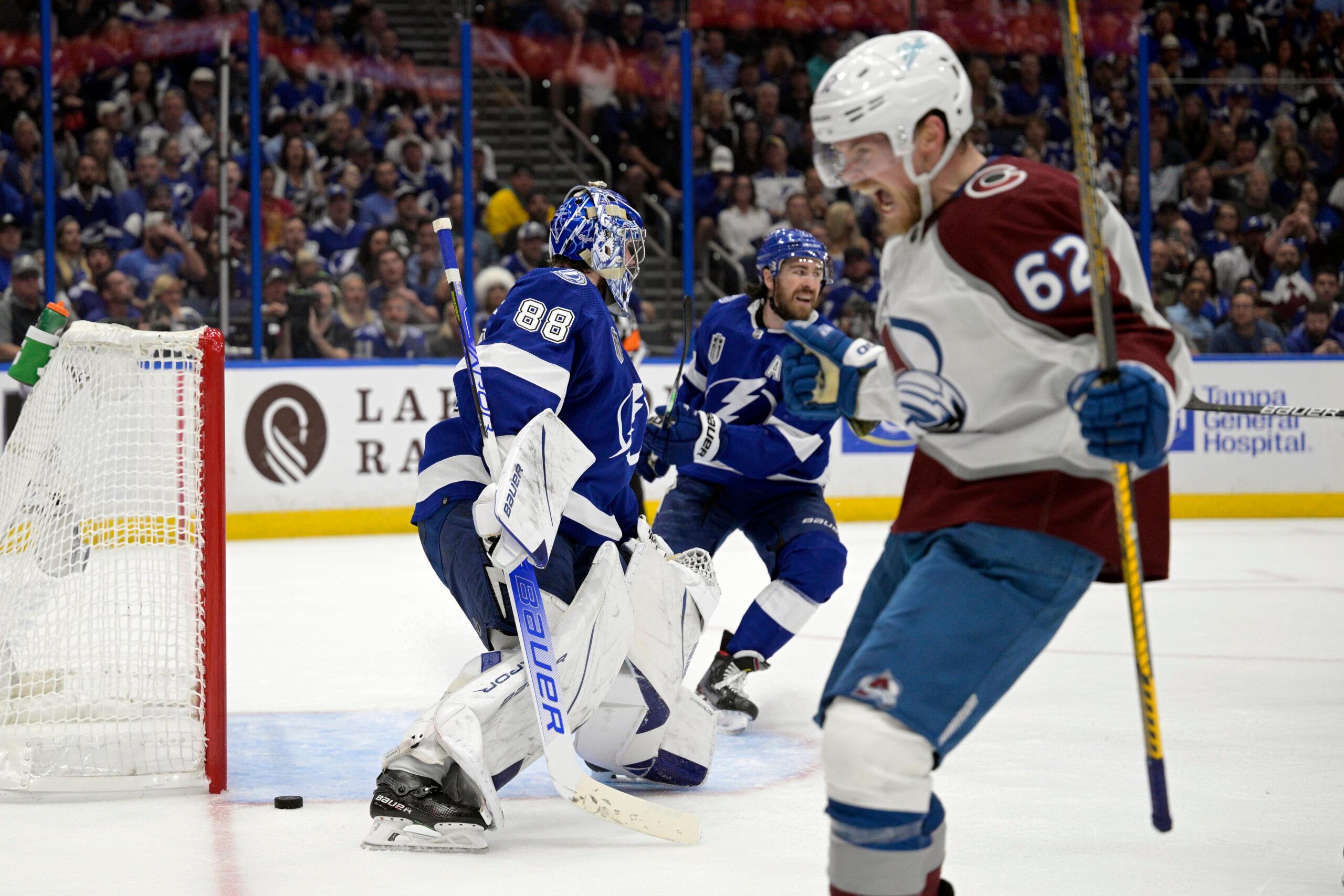 Stanley Cup Avalanche Lightning Hockey