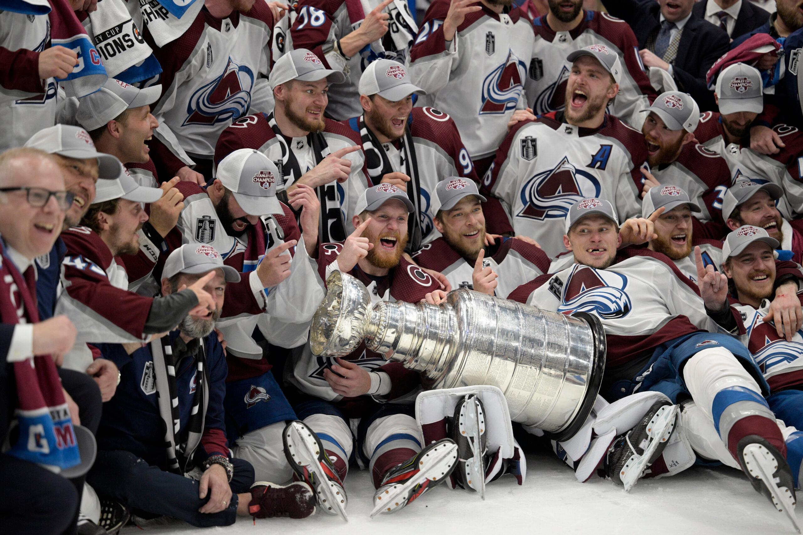 Stanley Cup Avalanche Lightning Hockey