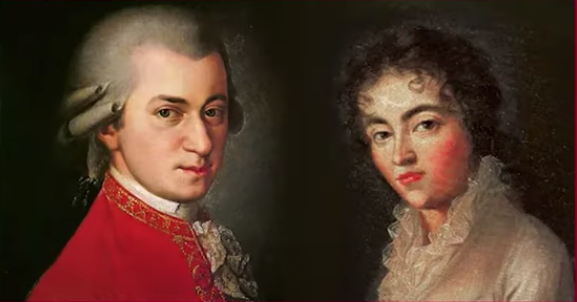 Wolfgang and Constanze Mozart